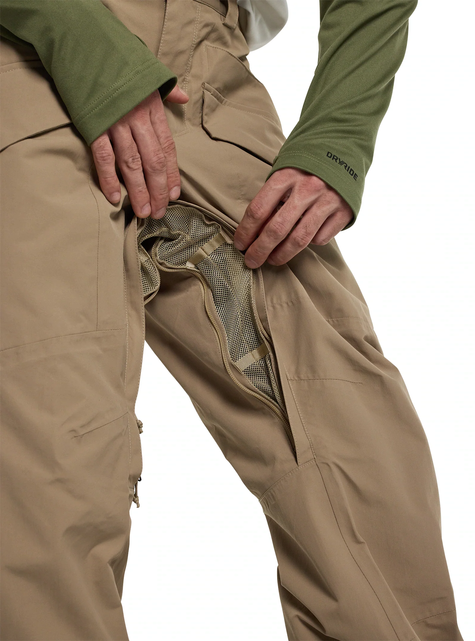 2025 Burton Men's Covert 2.0 Insulated Pants - Summit Taupe - Image 4