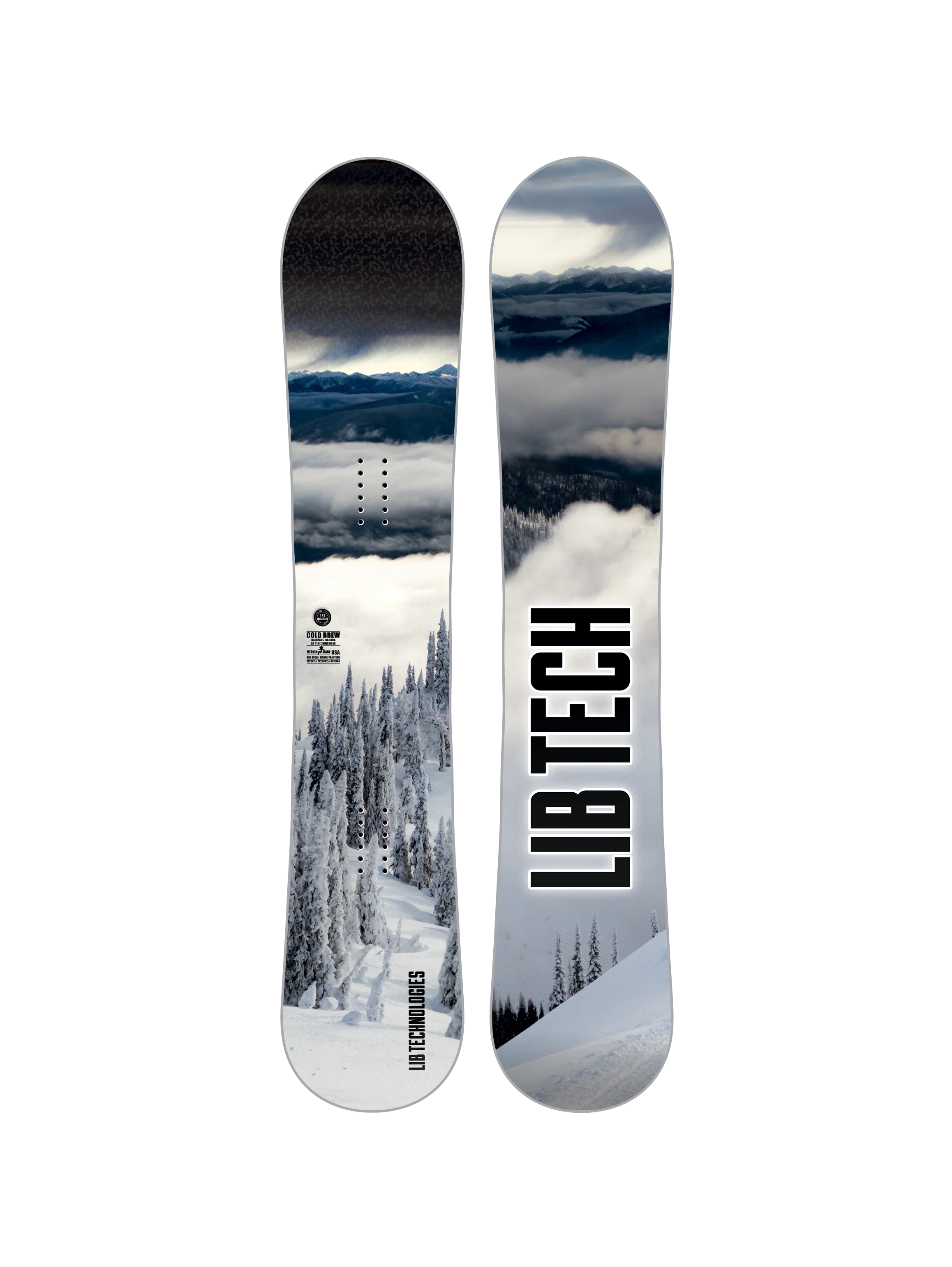 2025 Lib Tech Men's Cold Brew Snowboard - 153cm