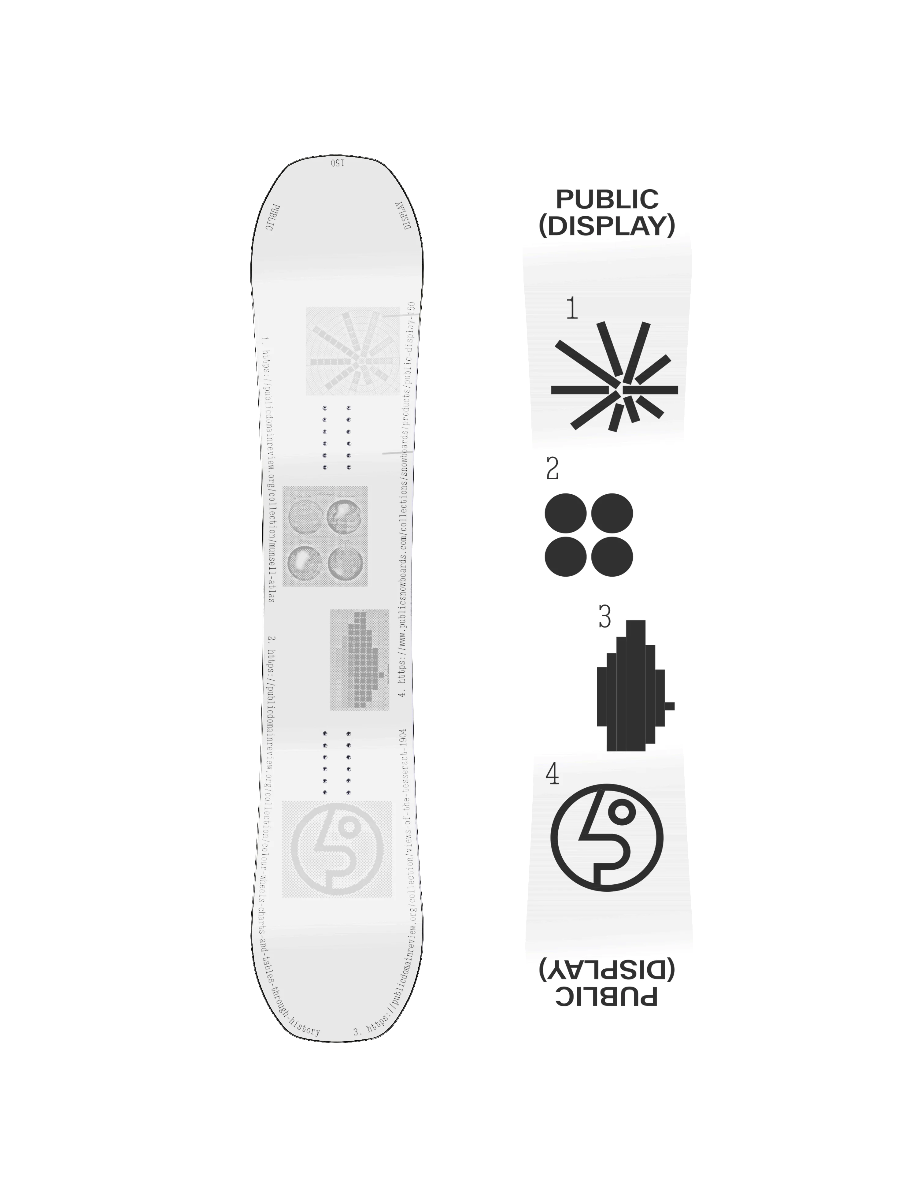 2025 Public Men's Display Snowboard - 153cm