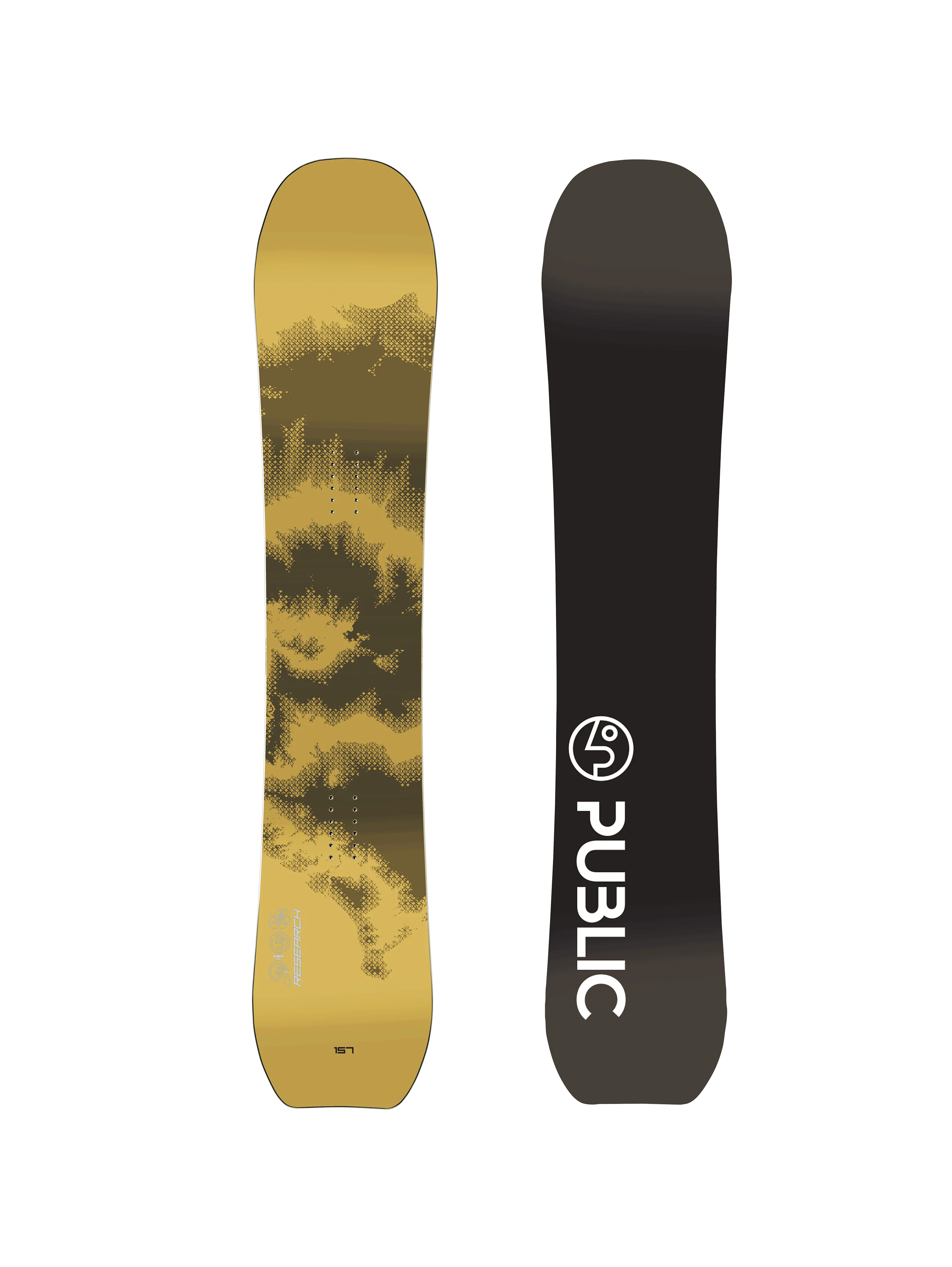 2025 Public Men's Research Snowboard - 157cm