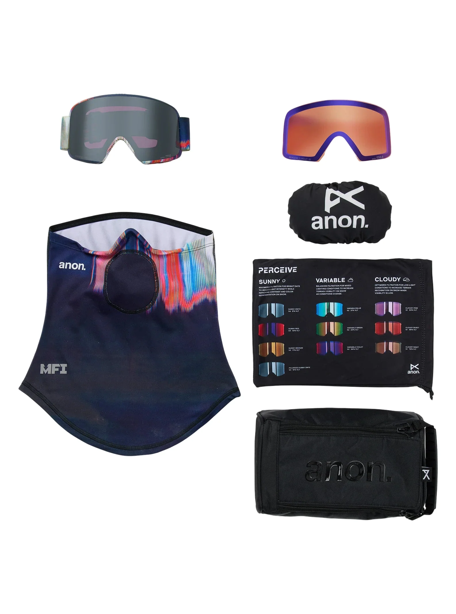 2026 Anon M6 Goggles - Glitch Lines - Image 6