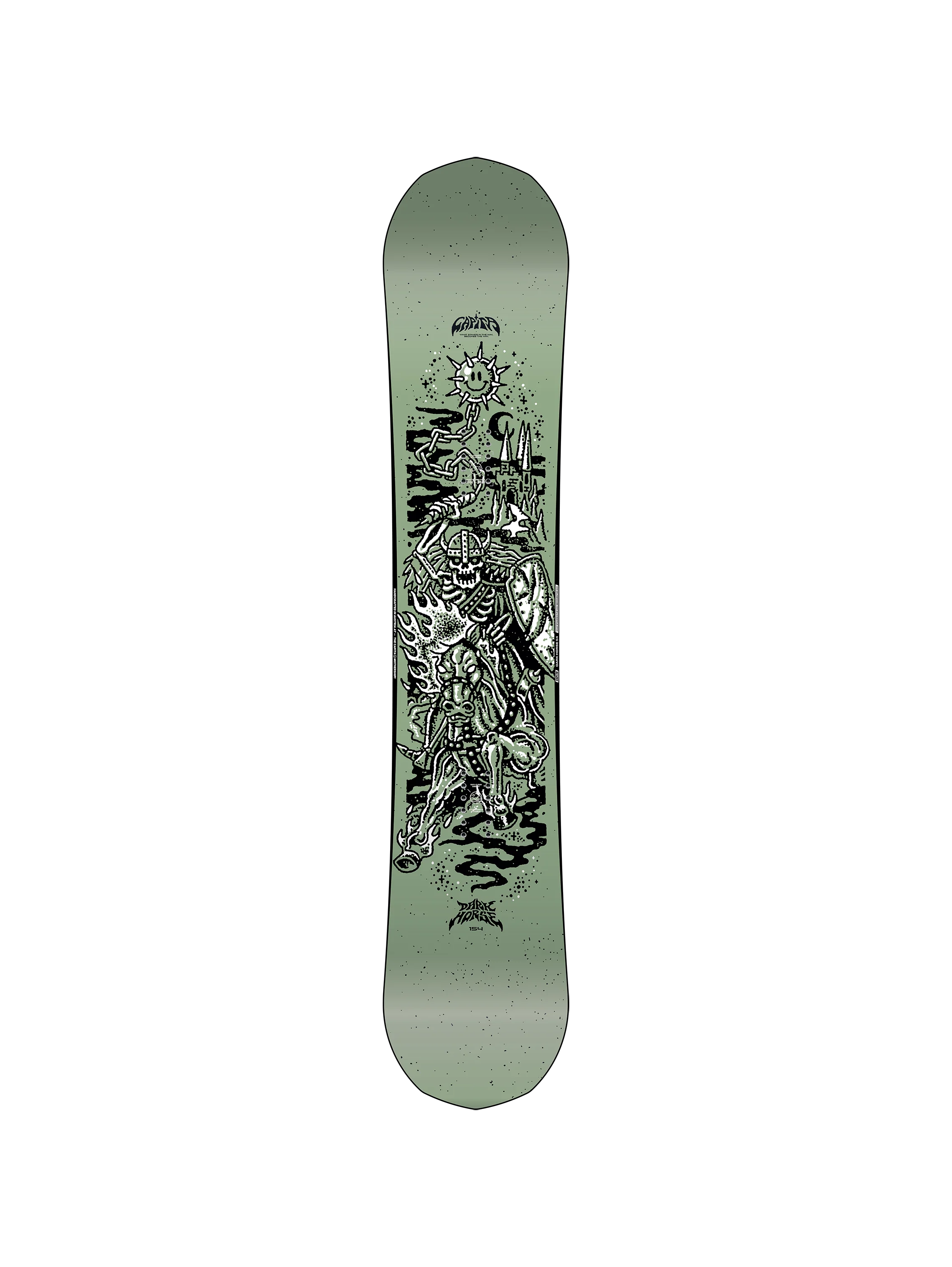 2026 Capita Dark Horse Snowboard - 156cm