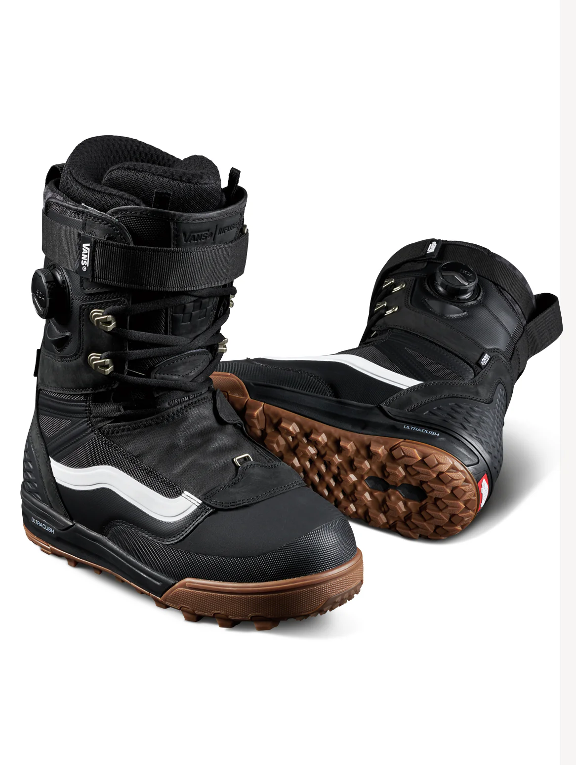 2026 Vans Infuse Men's Snowboard Boot - Black / White - Image 2