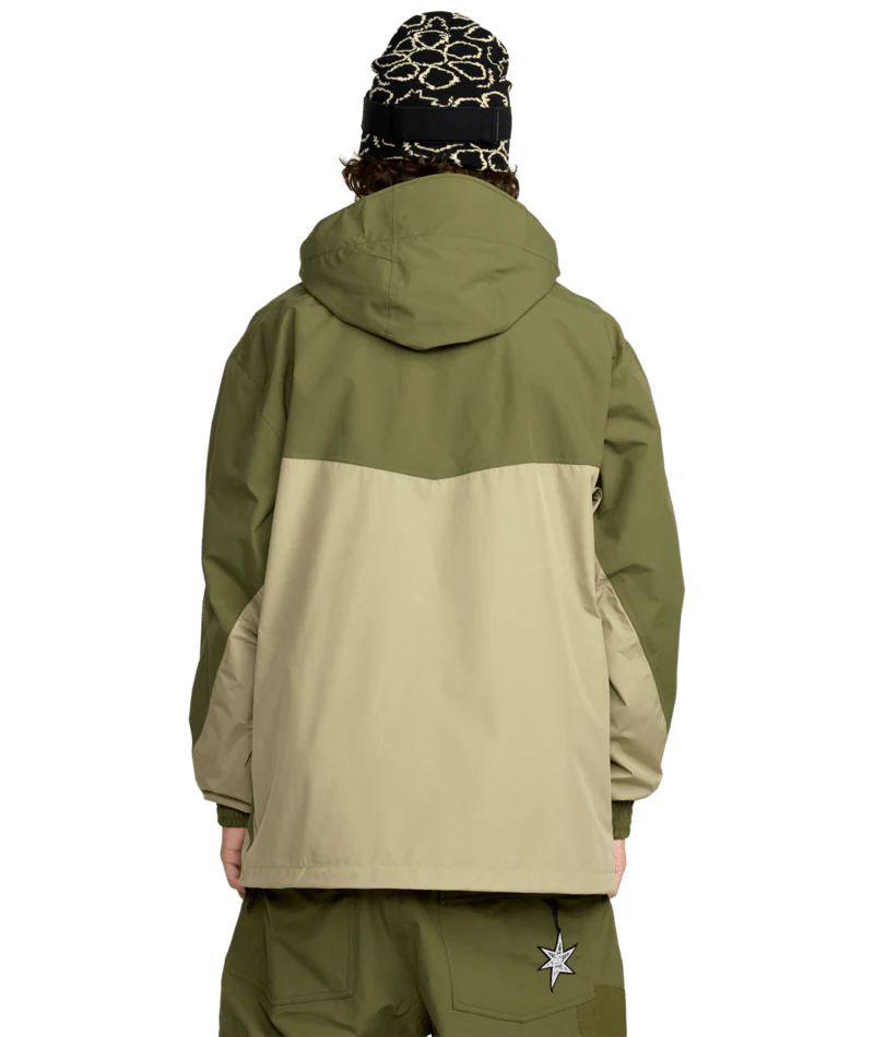 2026 Volcom Mens Longo Gore-Tex Jacket - Dark Olive - Image 2
