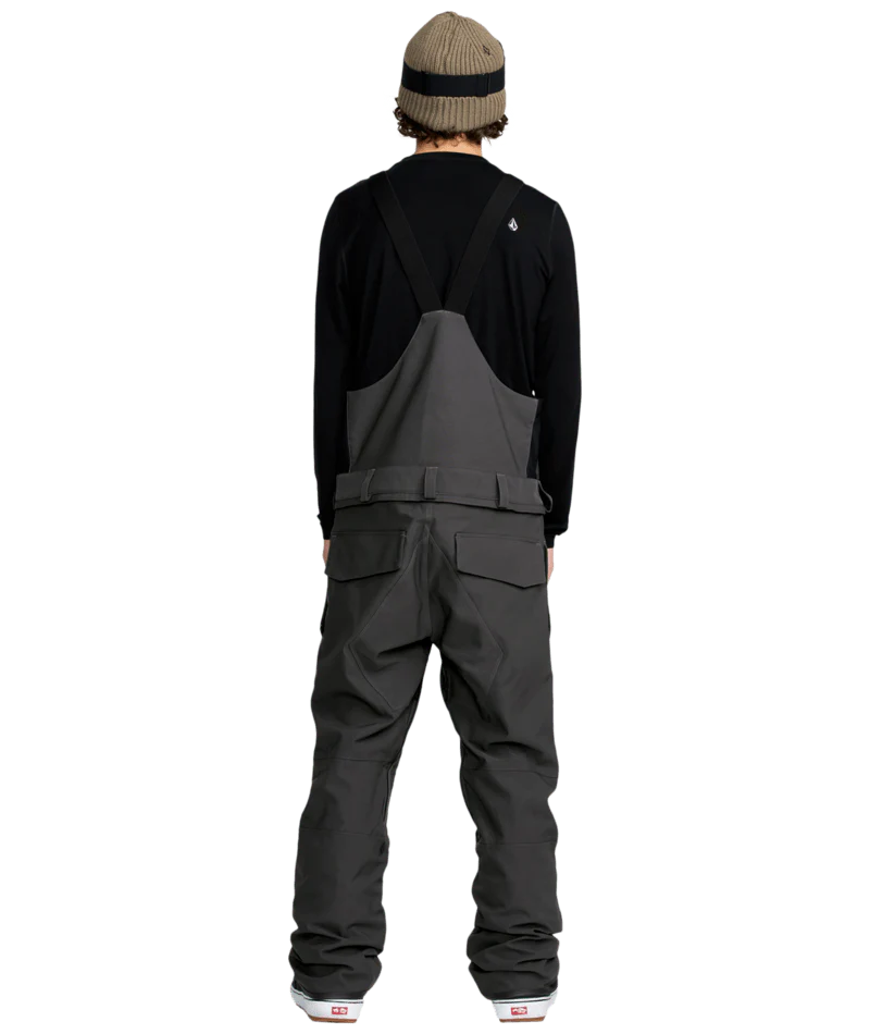 2026 Volcom Mens Roan Bib Overall - Dark Grey - Image 2