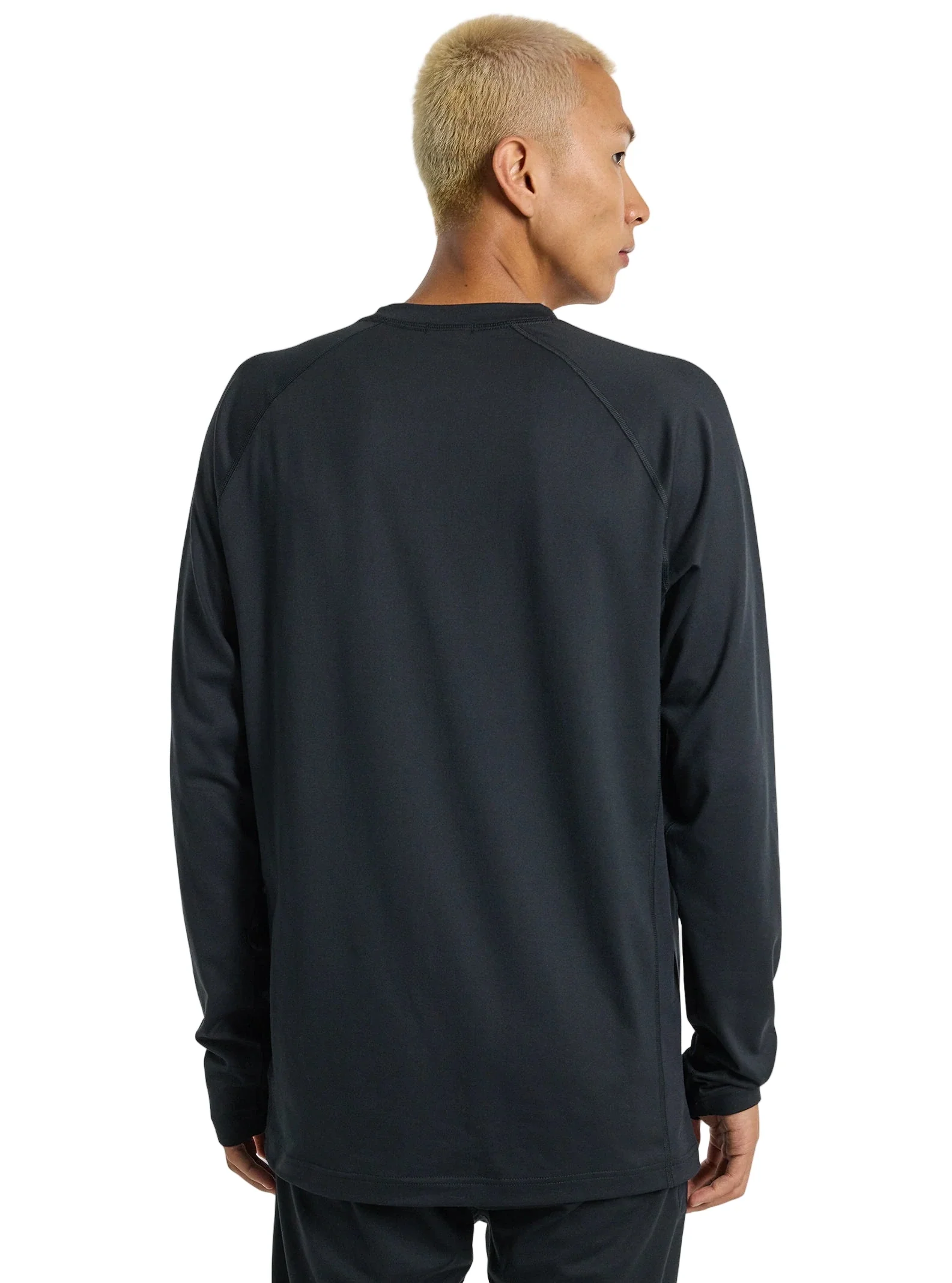 26 Burton Mens Midweight Crew - True Black - Image 2