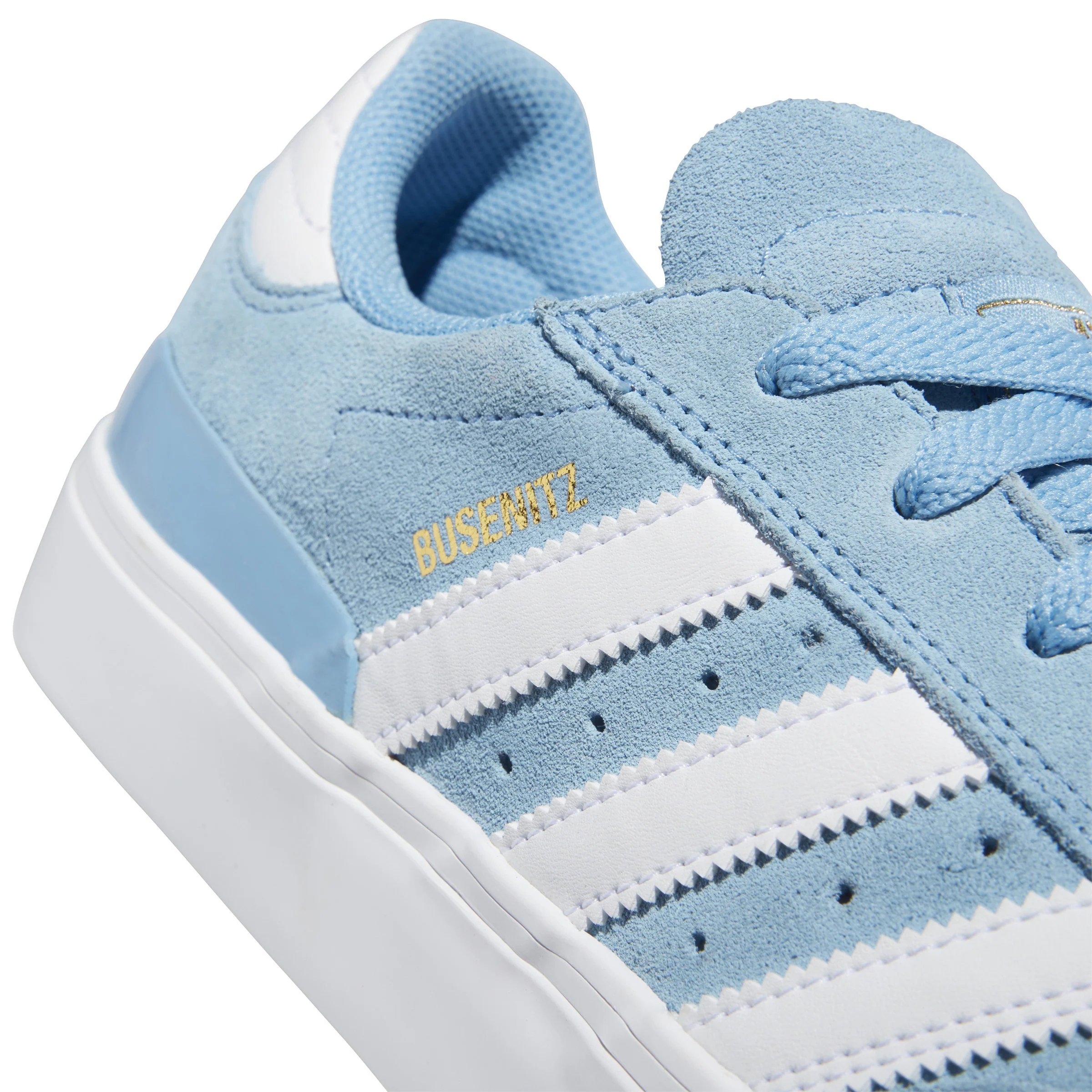 Adidas Busenitz Vulc II - Lt Blue / White/ Gold - Image 5