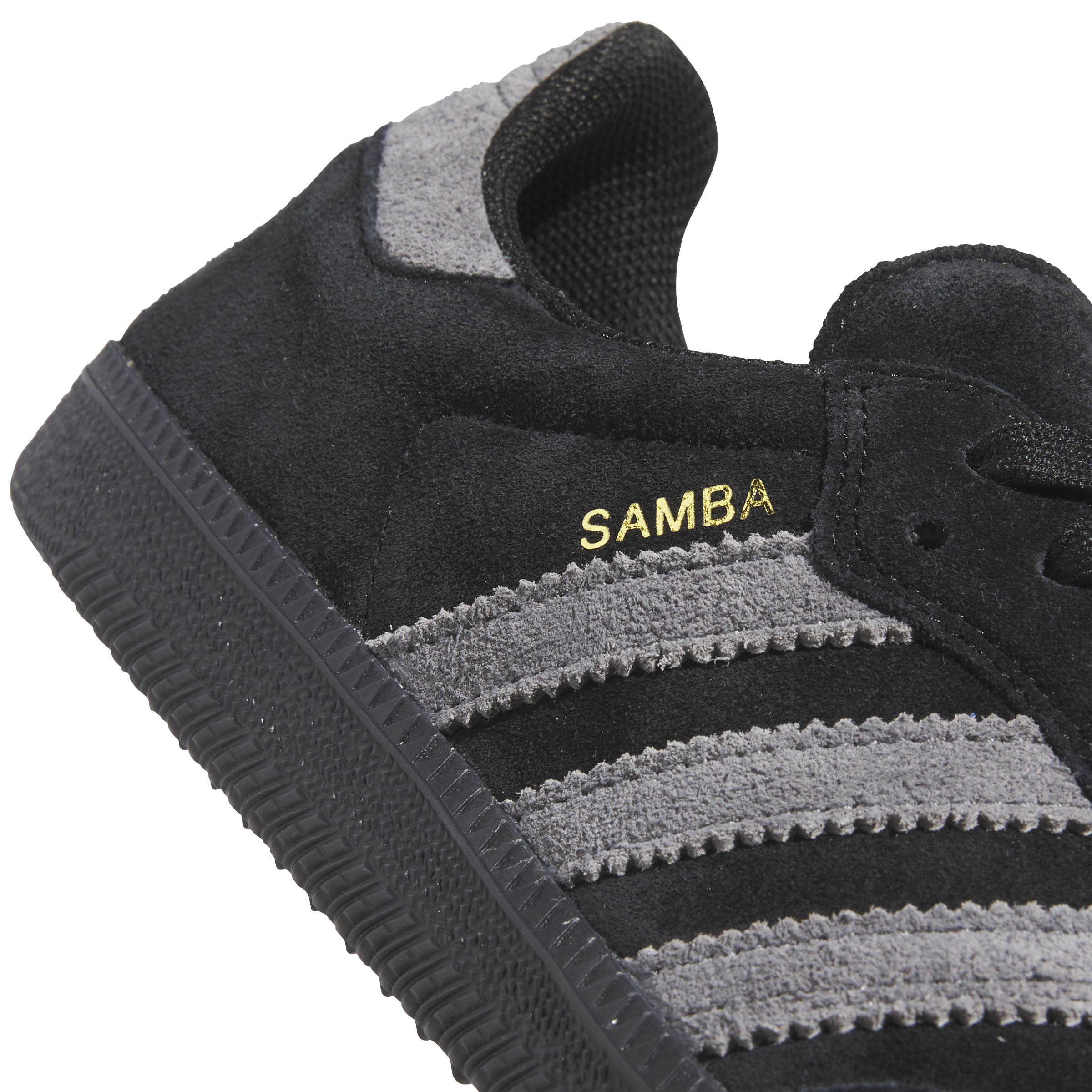 Adidas Samba - Core Black / Grey / Gold - Image 7