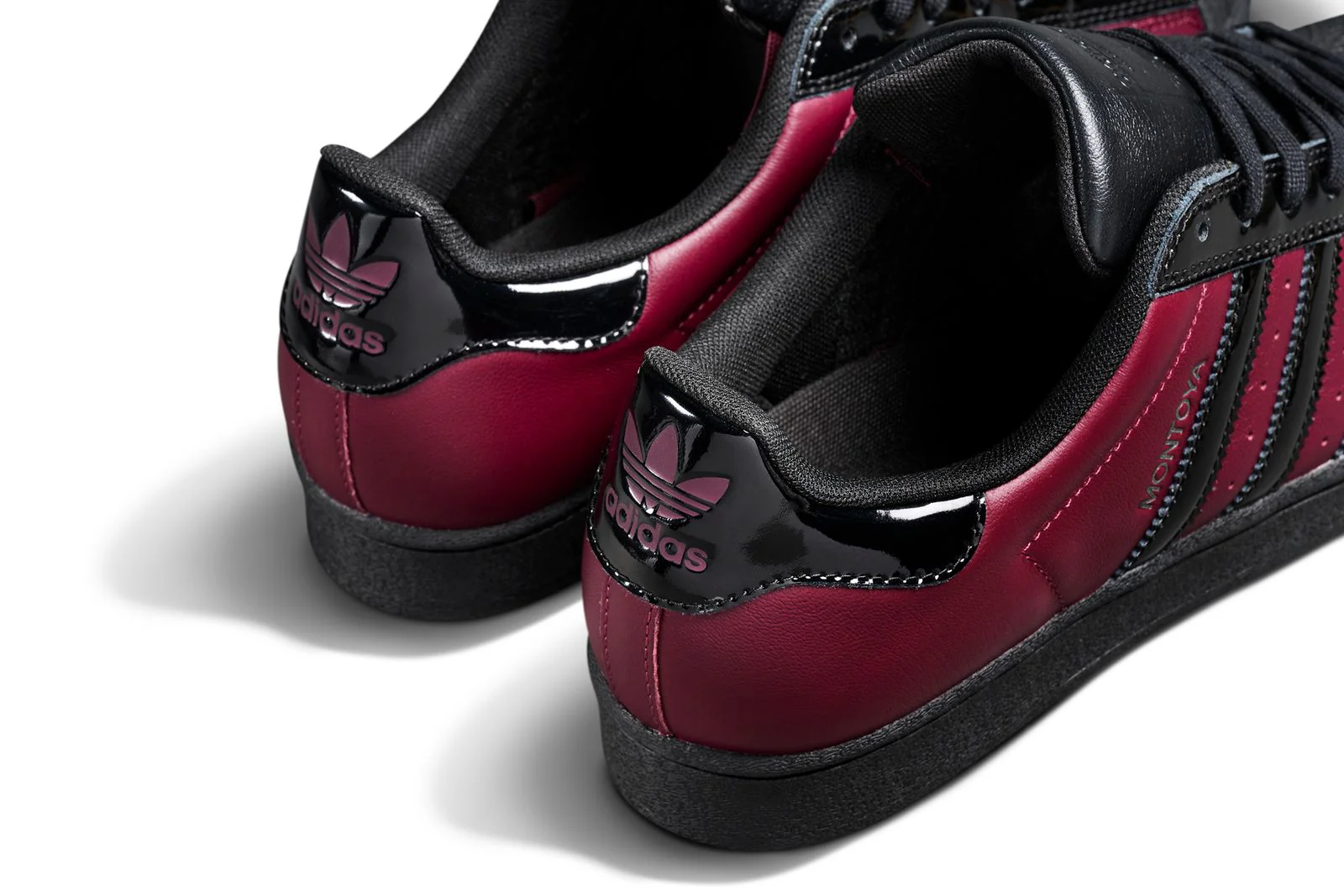 Adidas Superstar x Marcos Montoya - Maroon / Core Black - Image 9