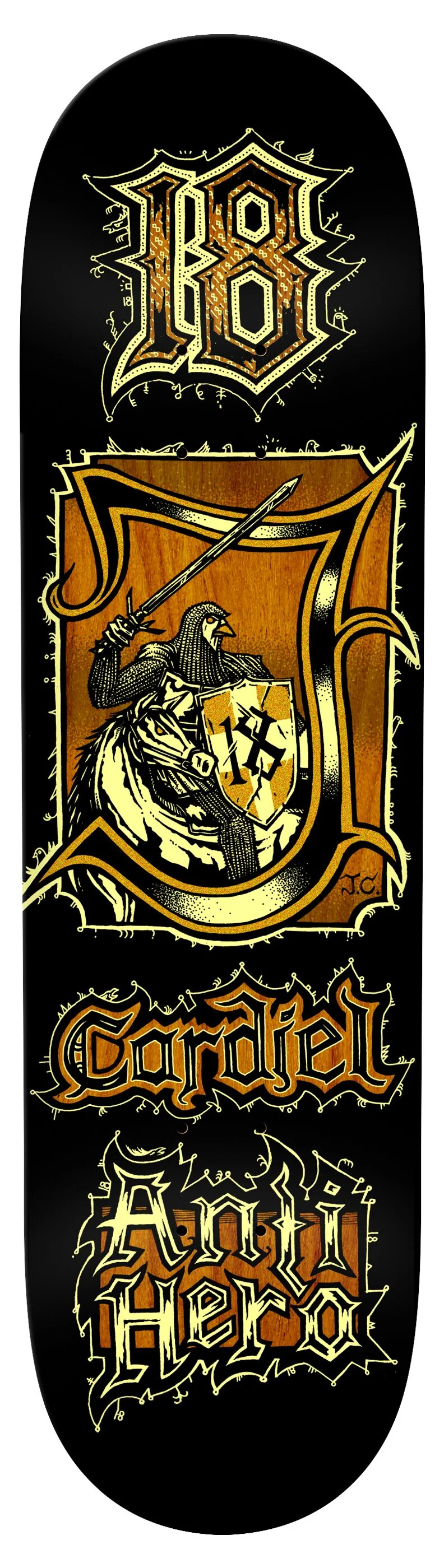 Anti Hero Cardiel Medieval Deck - 8.62
