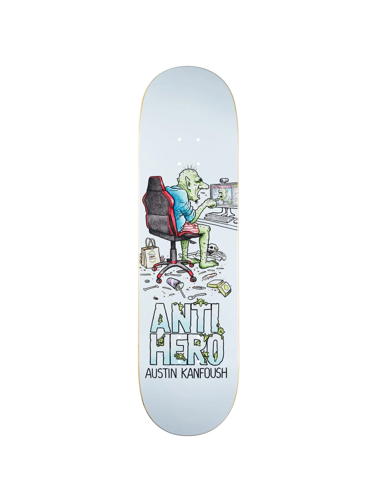 Anti Hero Kanfoush Trolls Deck - 8.62