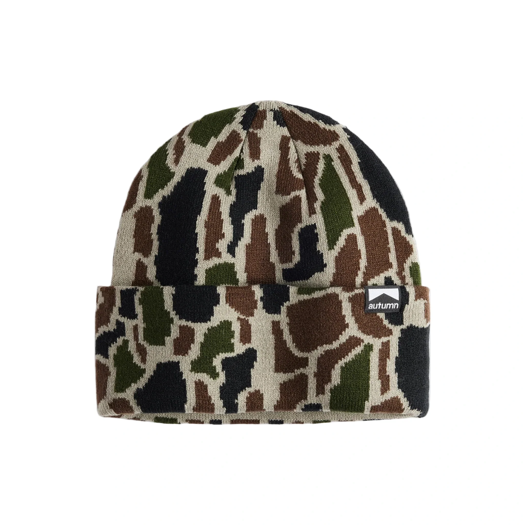 Autumn Treebark Beanie - Stone