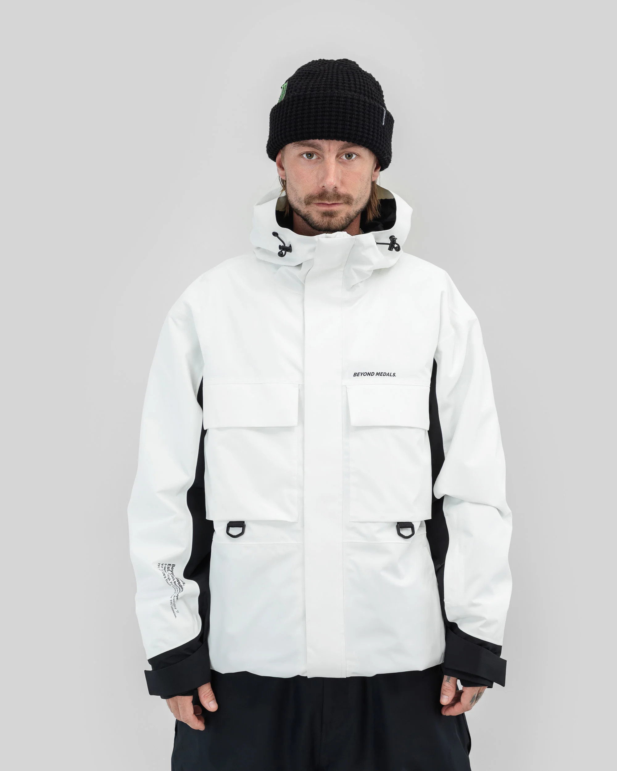 Beyond Medals Cargo 2L Jacket - White - Image 2