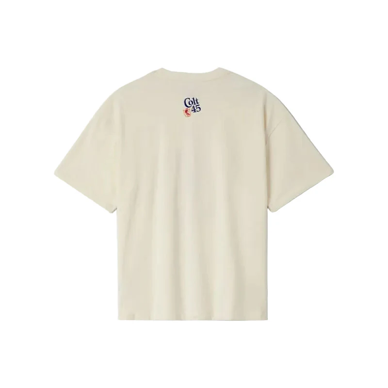 Brixton Colt 45 Forty oz Oversized Tee - Natural - Image 2