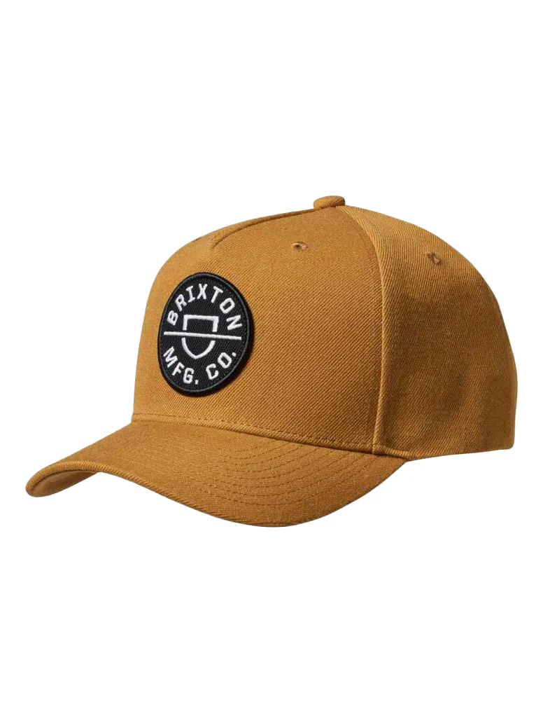 Brixton Crest MP Snapback - Copper
