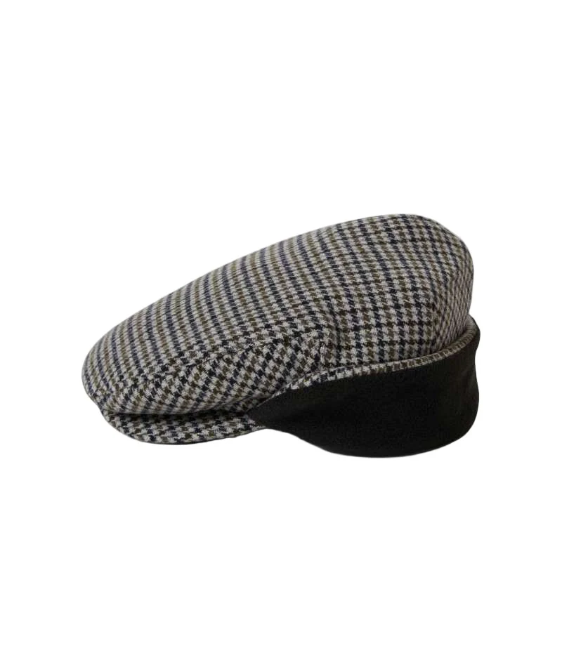 Brixton Hooligan Ear Flap Snap Hat -Black / Grey / Charcoal - Image 2