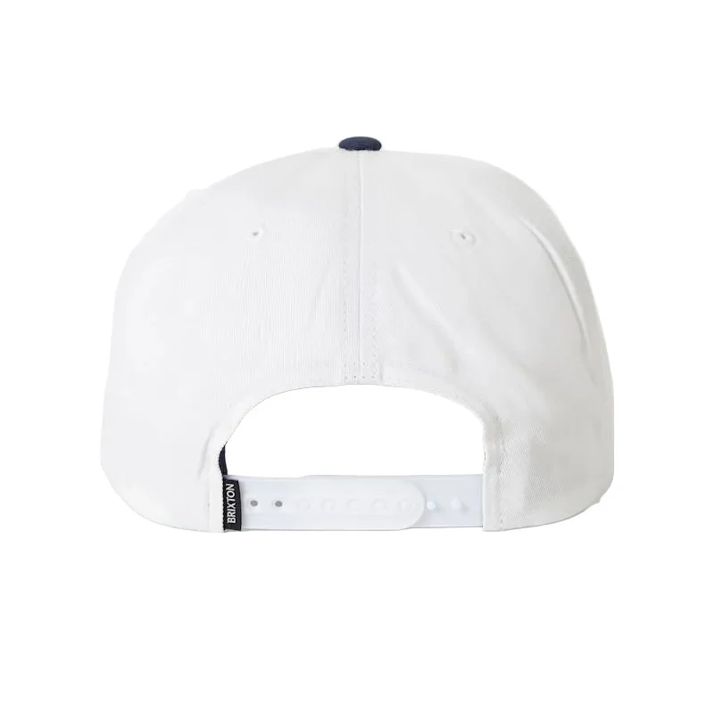 Brixton Morado Snapback - Midnight Blue / White - Image 2