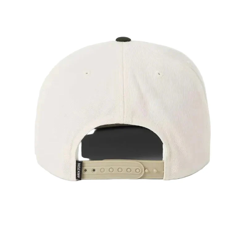 Brixton Oath III Snapback - Wax Paper / Dark Olive - Image 2
