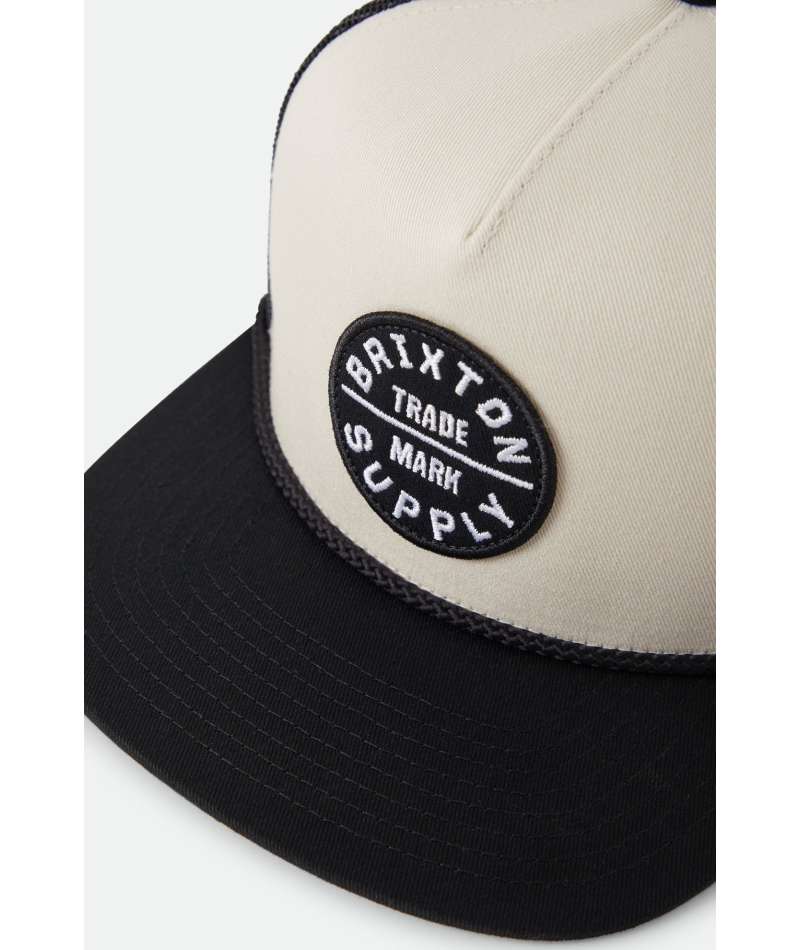 Brixton Oath MP Trucker - Whitecap / Black - Image 3