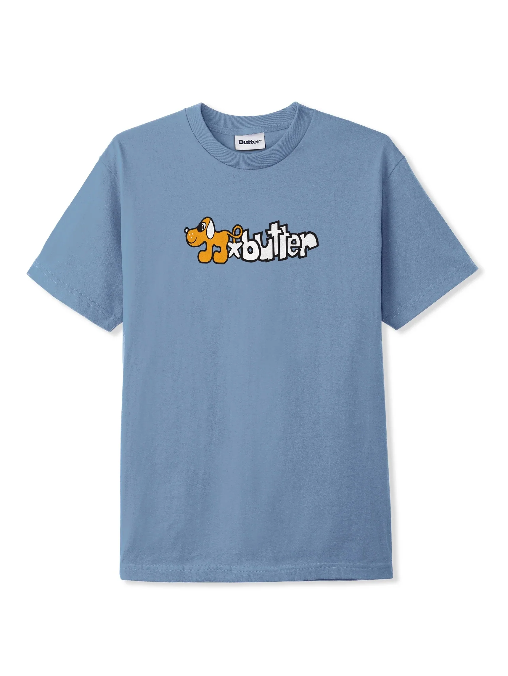 Butter Pooch Tee - Slate Blue
