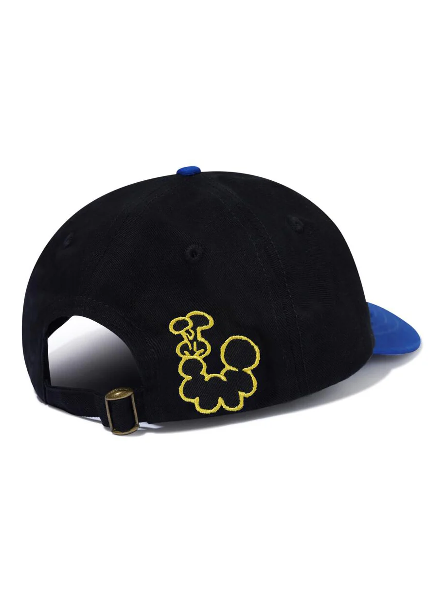 Butter Bugs 6 Panel Cap - Black / Royal - Image 2