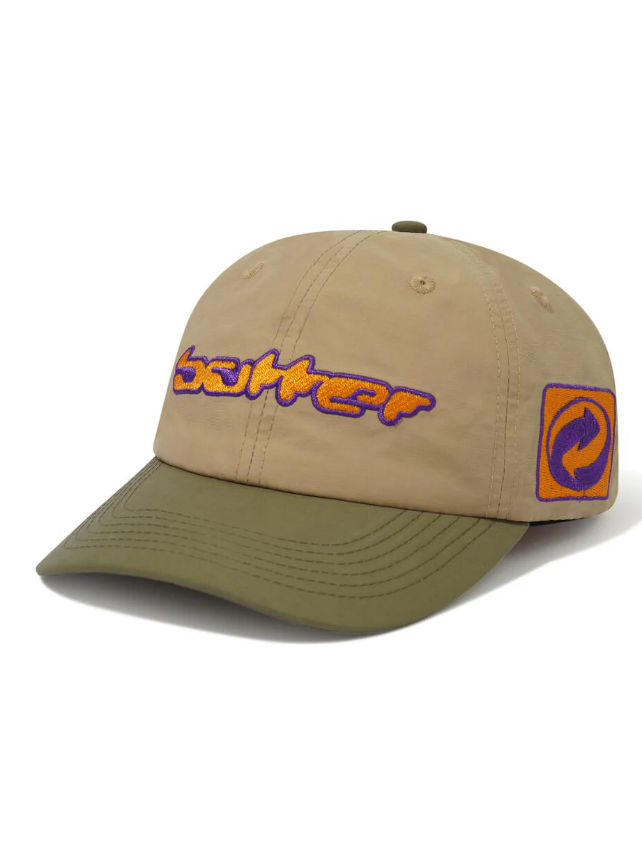 Butter Corrosive 6 Panel Cap - Khaki / Army