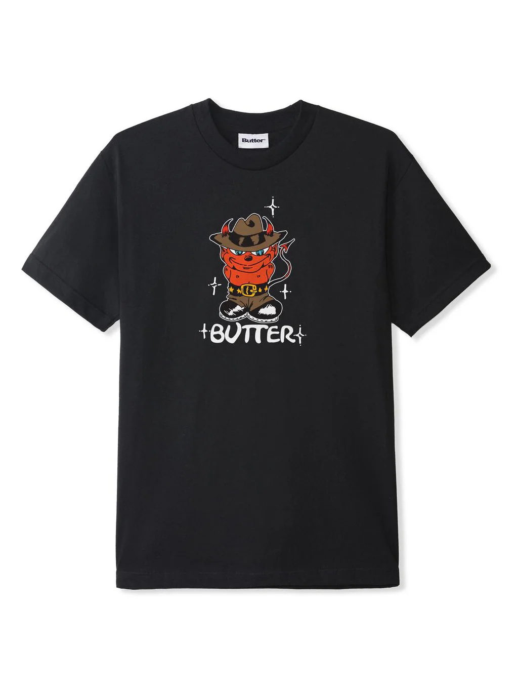 Butter Devil Tee- Black