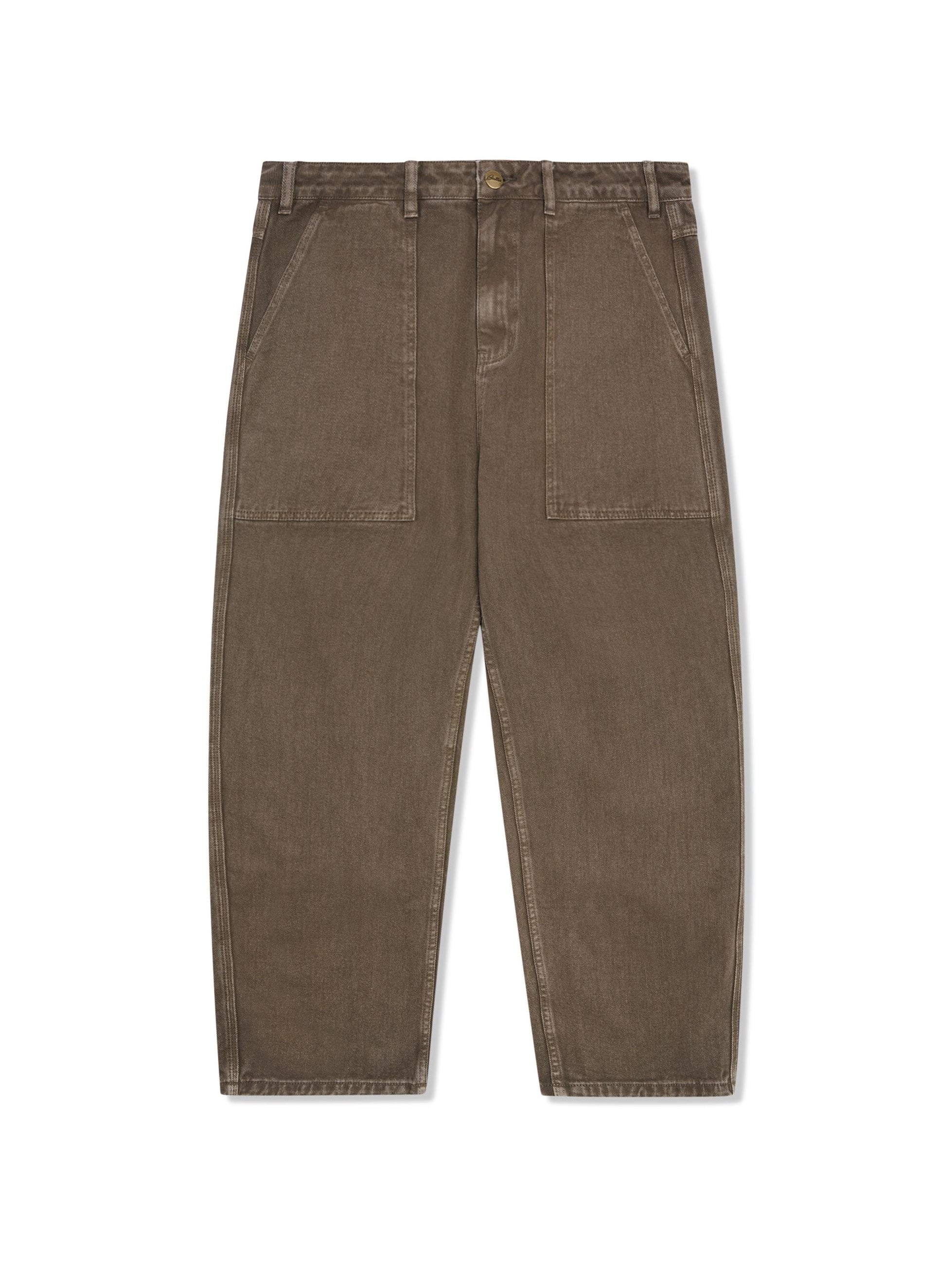 Butter Patch Pocket Denim Pants - Sandalwood