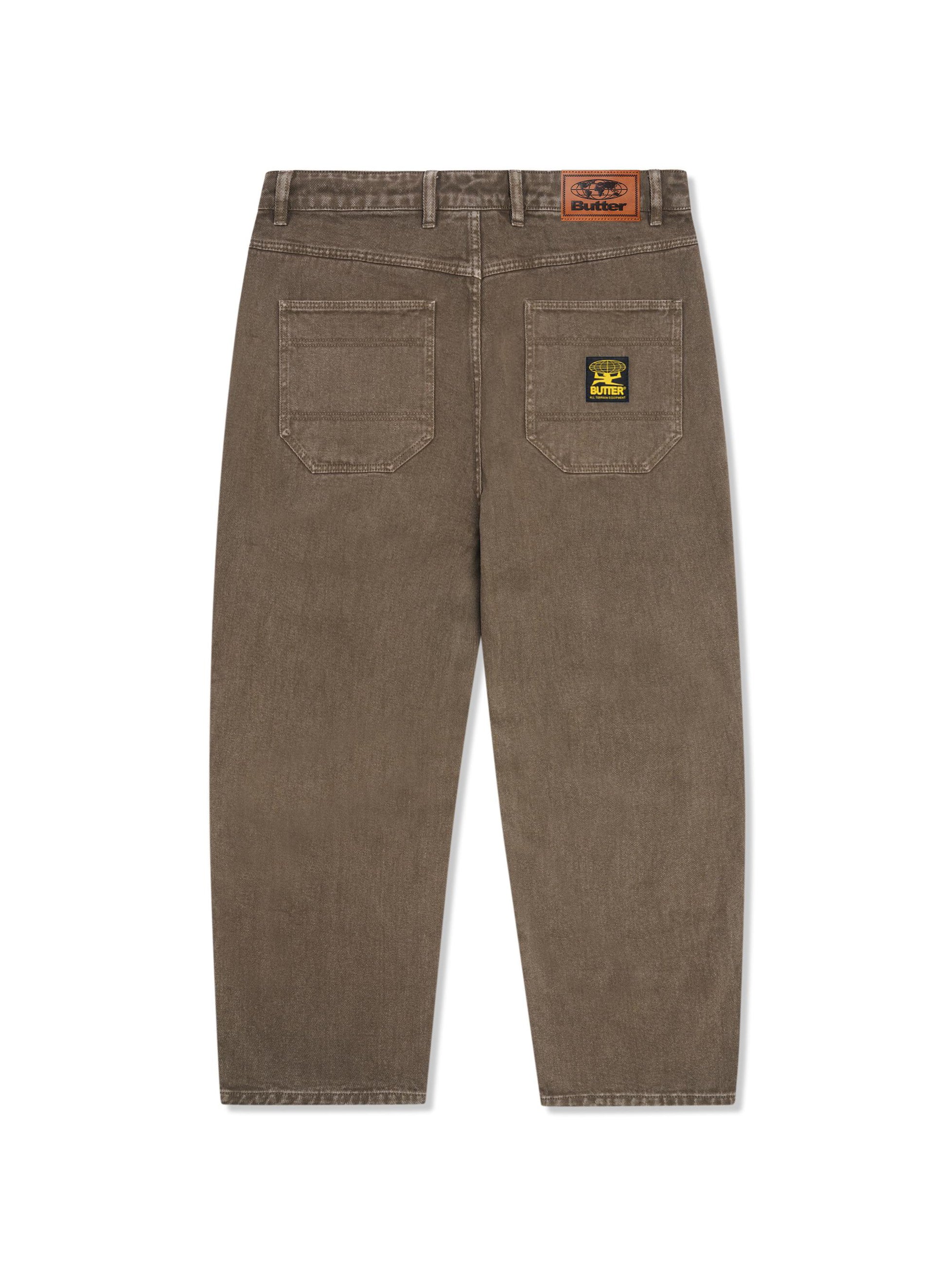 Butter Patch Pocket Denim Pants - Sandalwood - Image 2