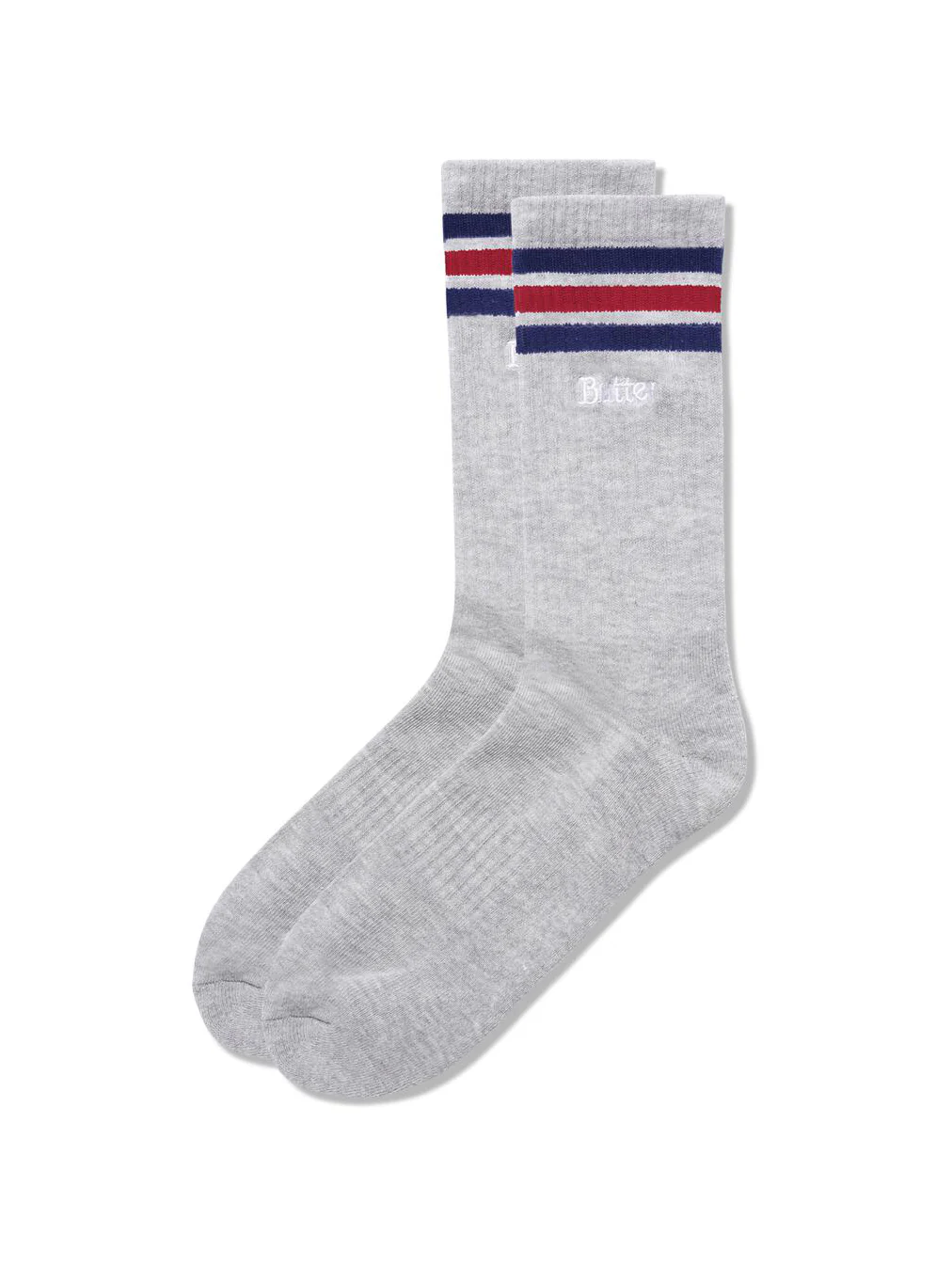 Butter Stripe Socks - Grey