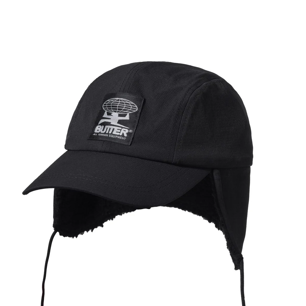 Butter Terrain Ski 4 Panel Cap - Black - Image 3