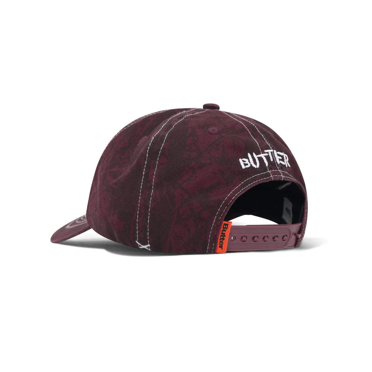 Butter Woods Camo 6 Panel Cap - Rust - Image 2