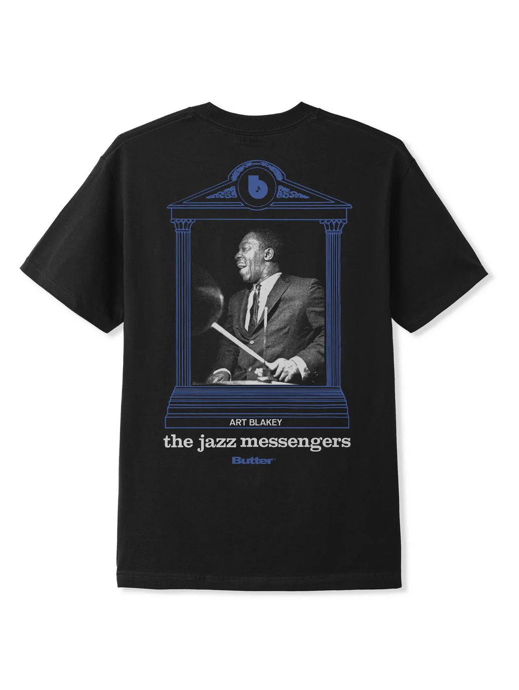 Butter x Bluenote Jazz Messengers Tee - Black