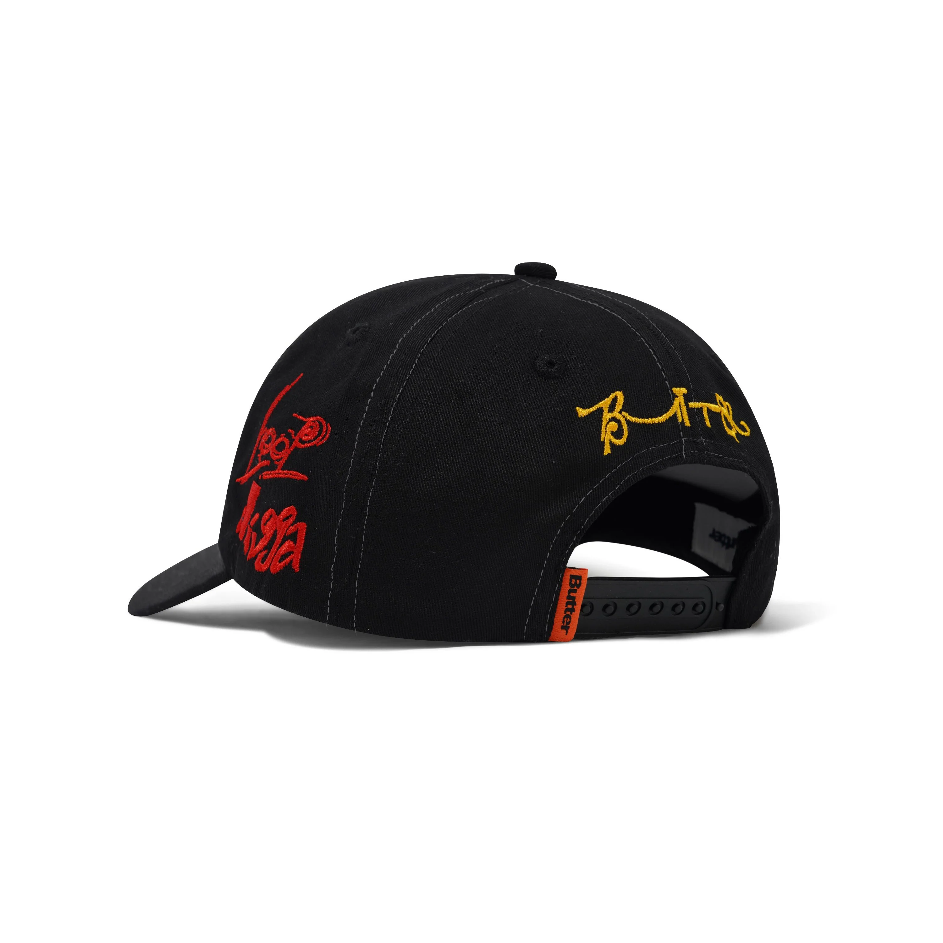 Butter x Madlib Alias 6 Panel Cap - Black - Image 2