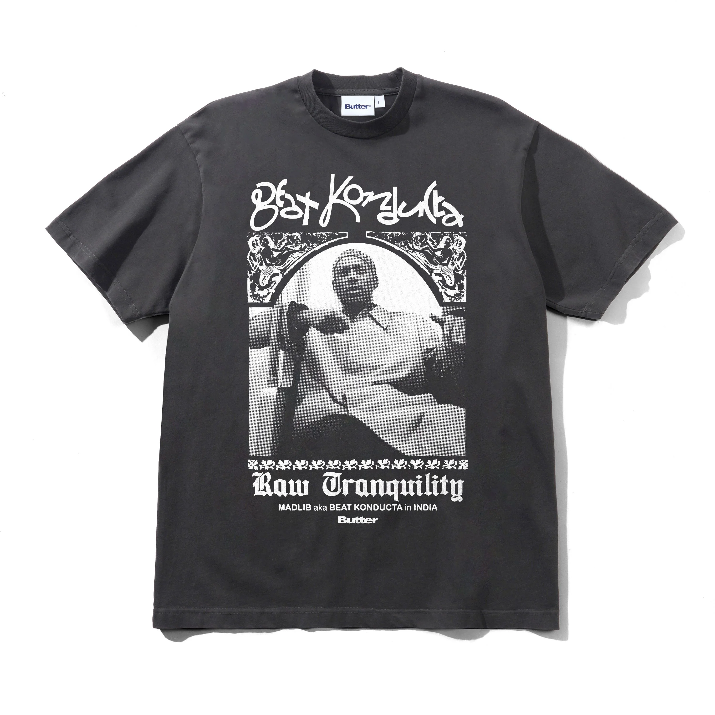 Butter x Madlib India Tee - Washed Black
