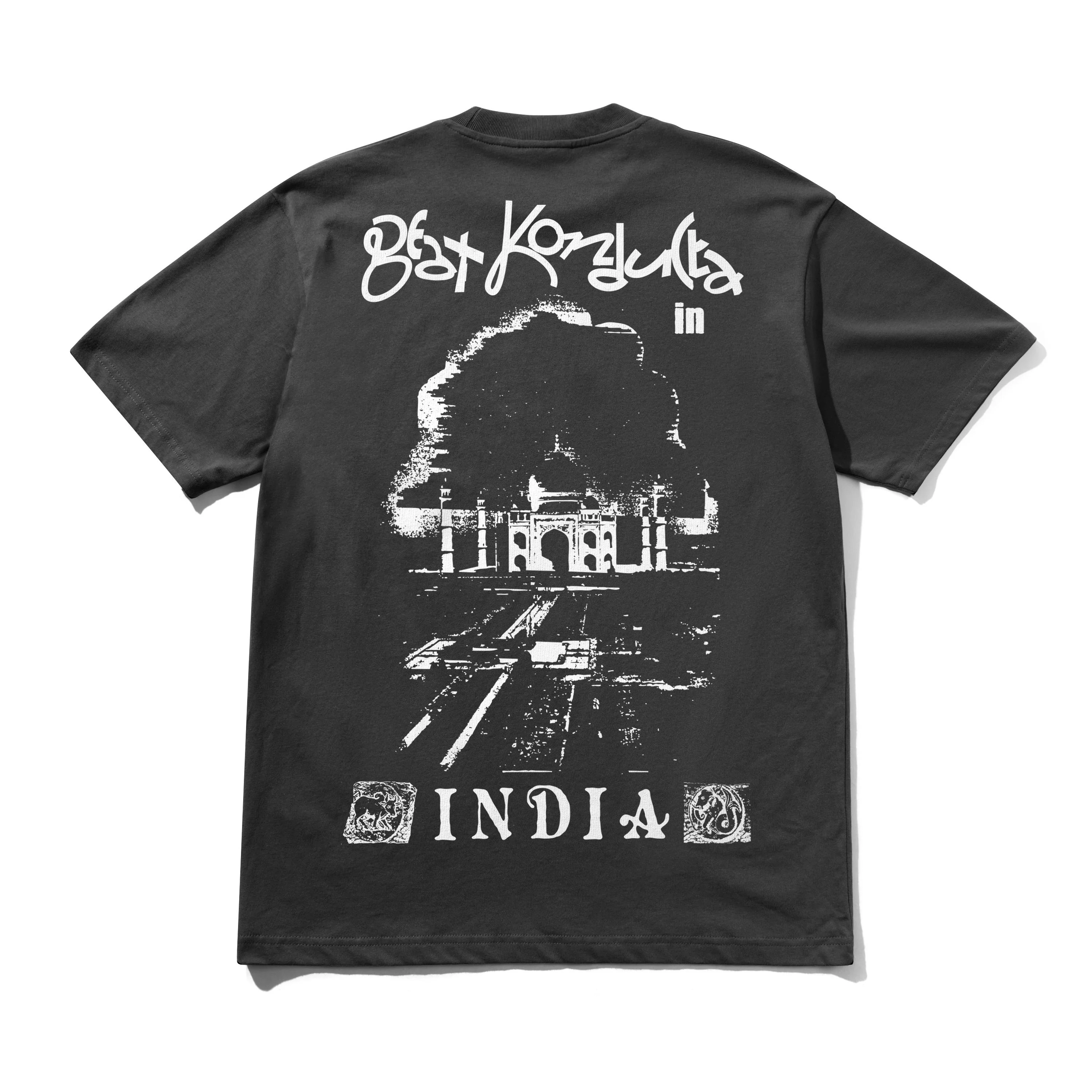Butter x Madlib India Tee - Washed Black - Image 2