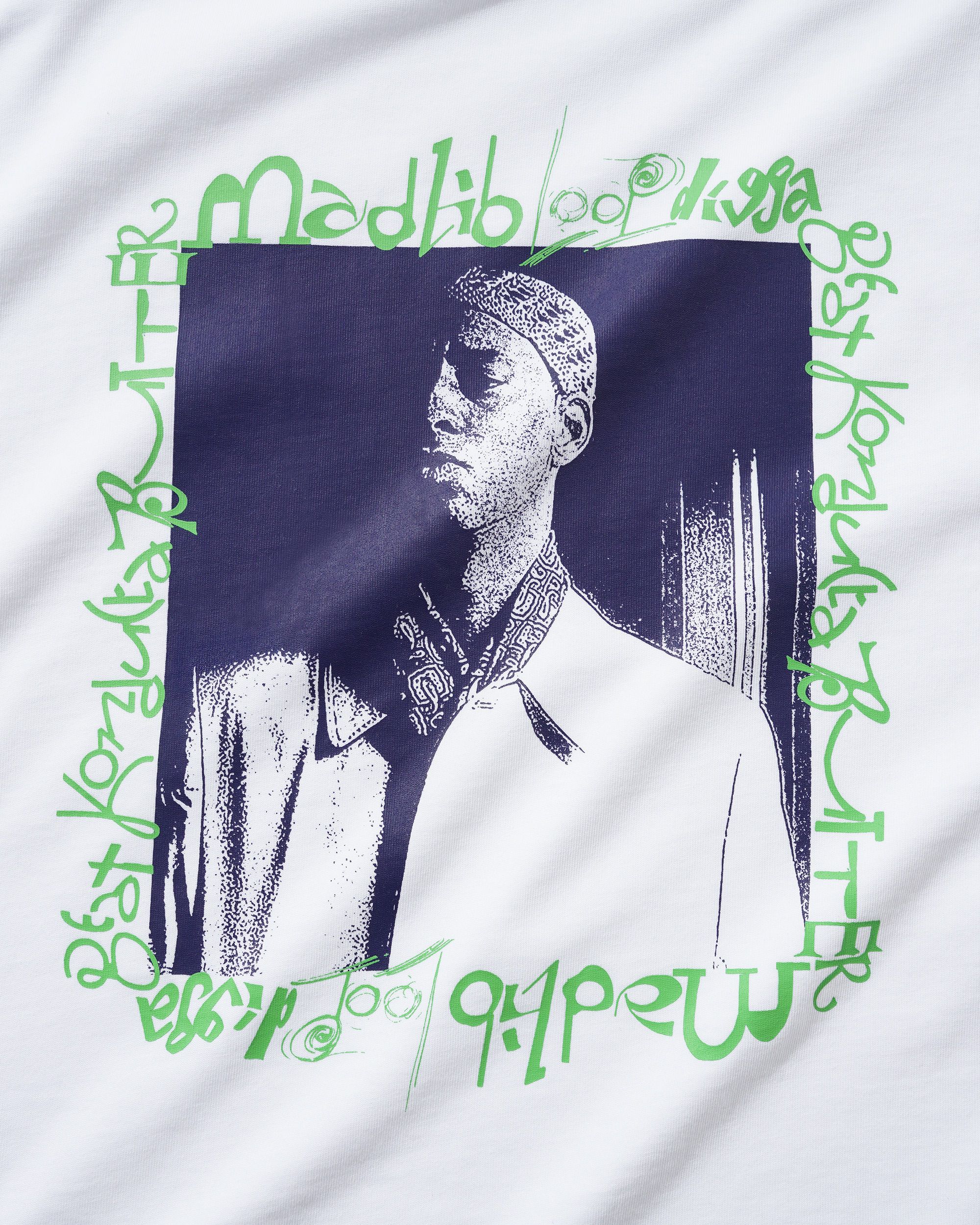 Butter x Madlib Loop Digga Tee - White - Image 2
