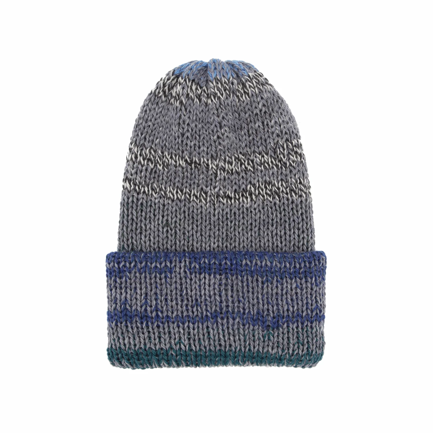 Chimney Ltd OG Fold Beanie - Mixtape Multi / Grey / Blue