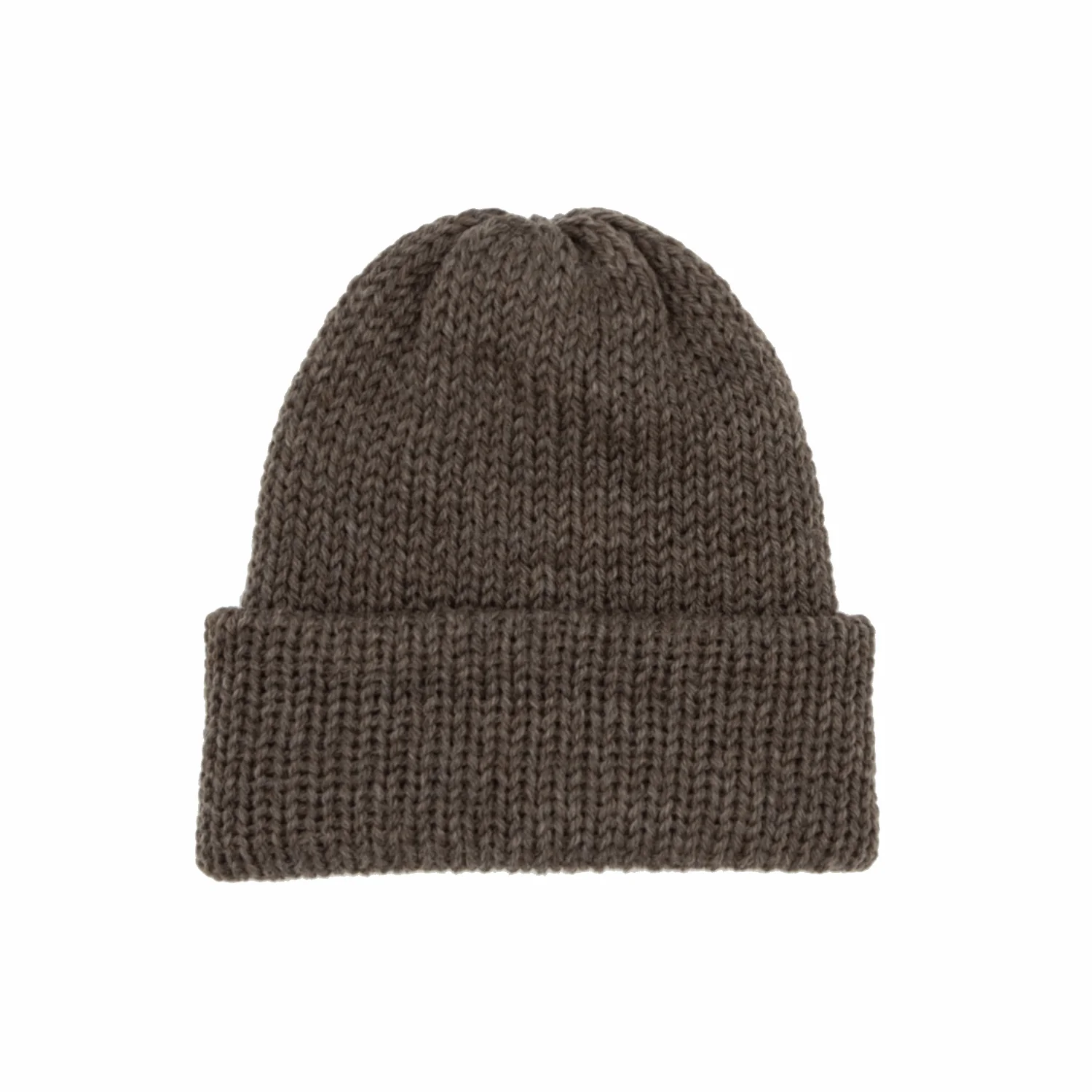 Chimney Ltd Short Stack Beanie - Bramble Brown Heather