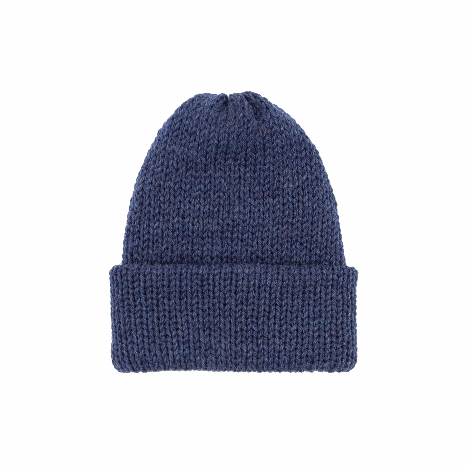 Chimney Ltd Short Stack Beanie - Delft Blue Heather