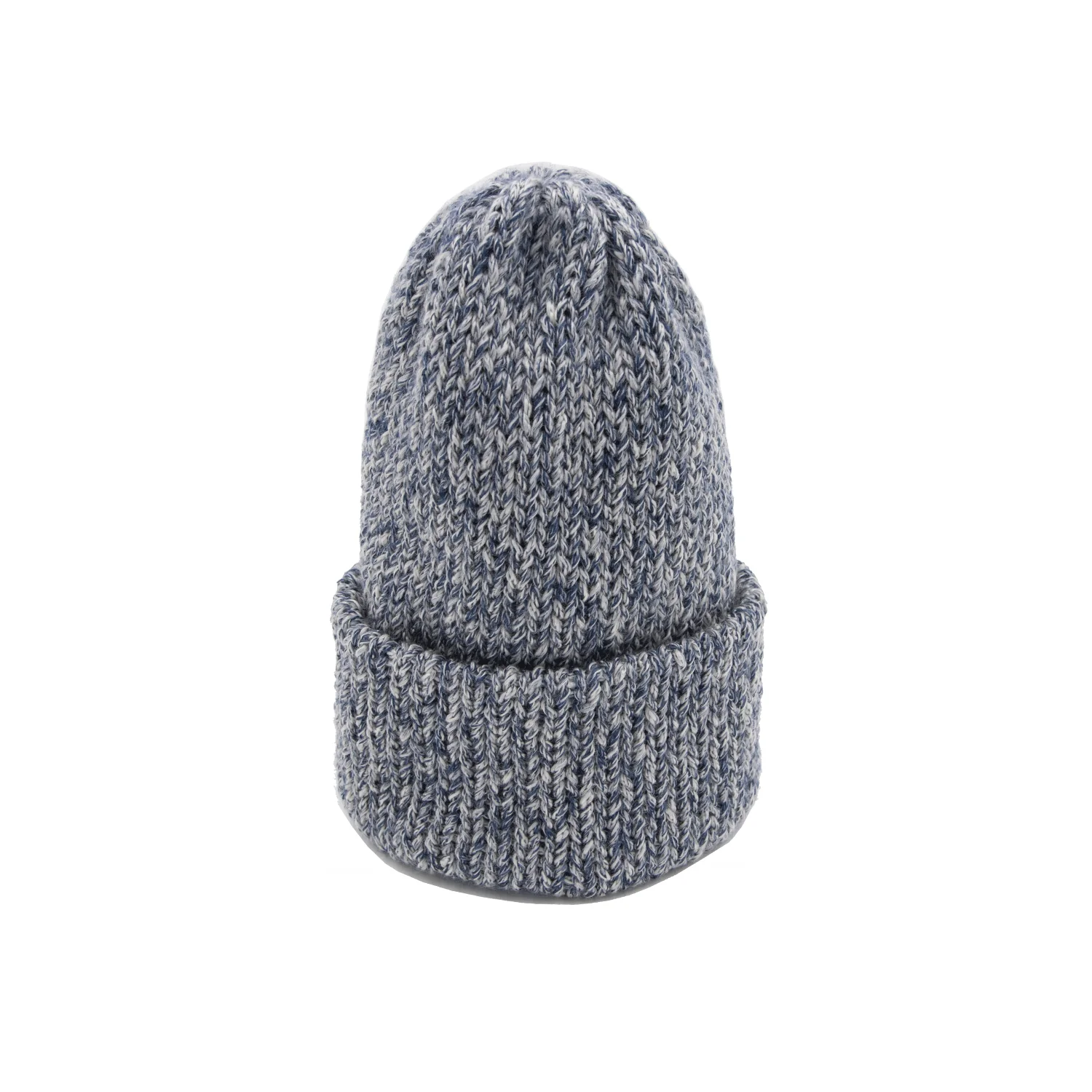Chimney Ltd Short Stack Beanie - Island Marled Navy - Image 2