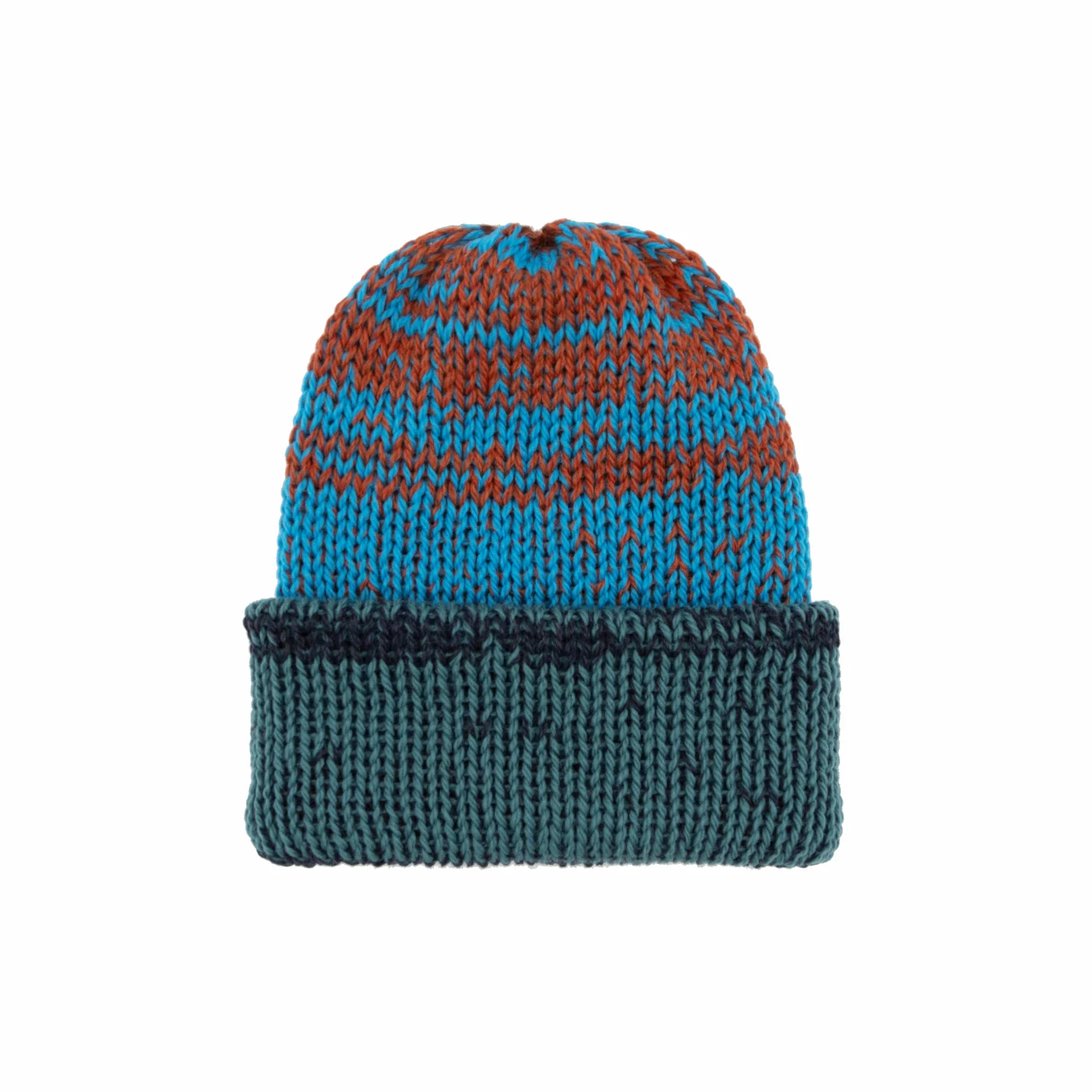 Chimney Ltd Short Stack Beanie - Mixtape / Turquoise / Red