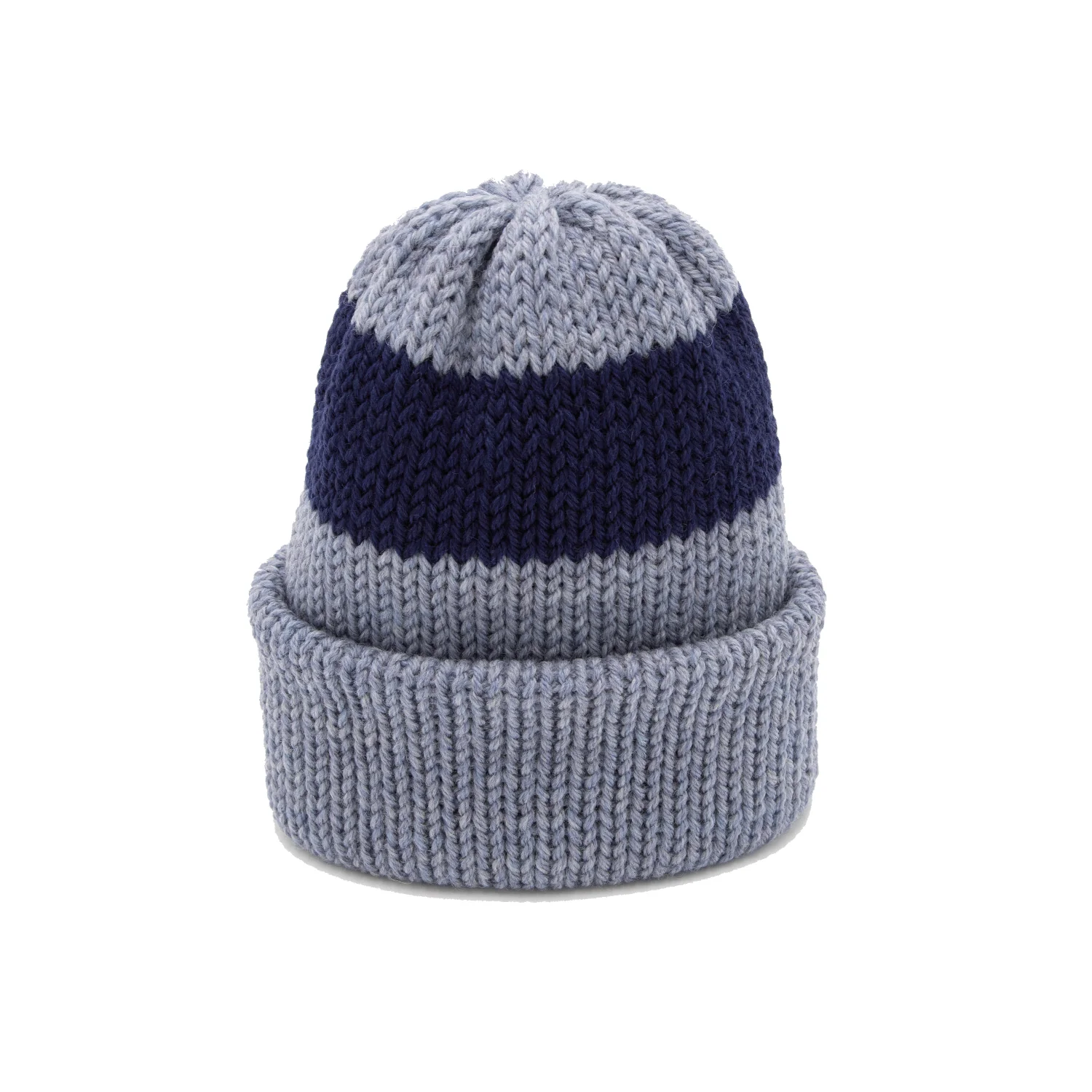 Chimney Ltd Short Stack - Stonewashed Denim Heather / Midnight Blue