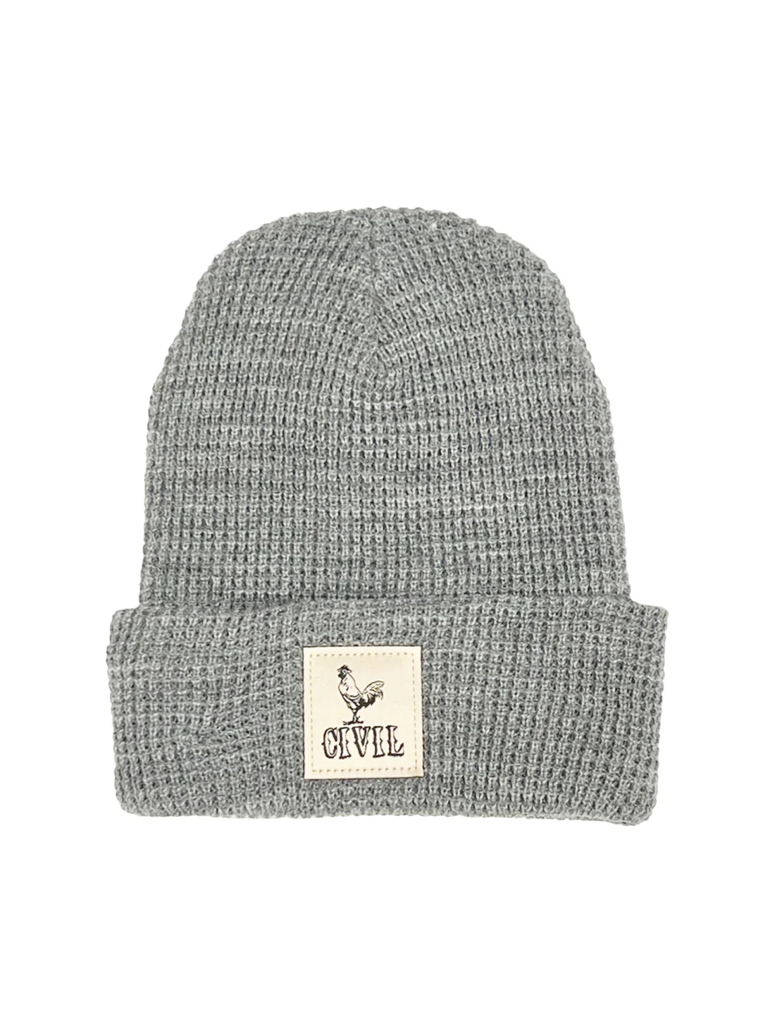 Civil RI Red Waffle Beanie - Image 2