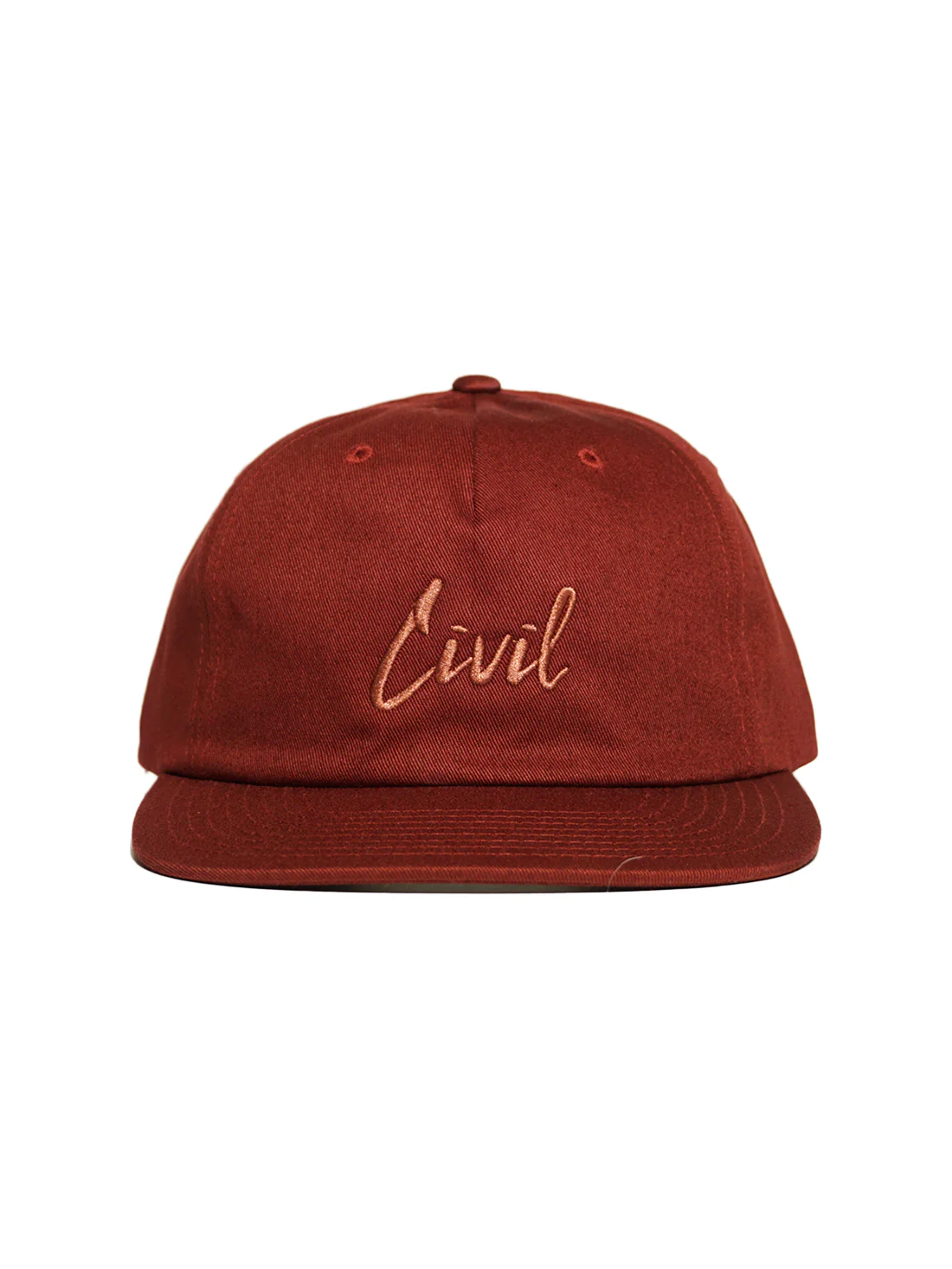 Civil Script 6 Panel - Pale Maroon / Dark Rose