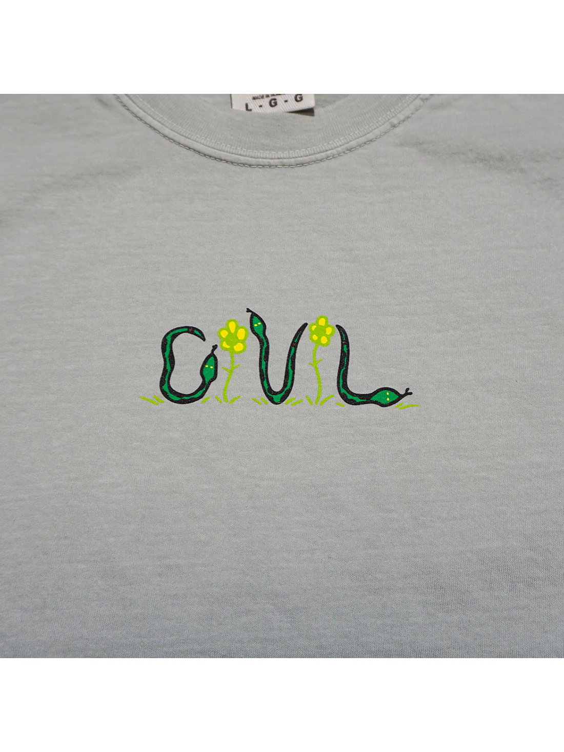 Civil Snakes Tee - Bay - Image 2