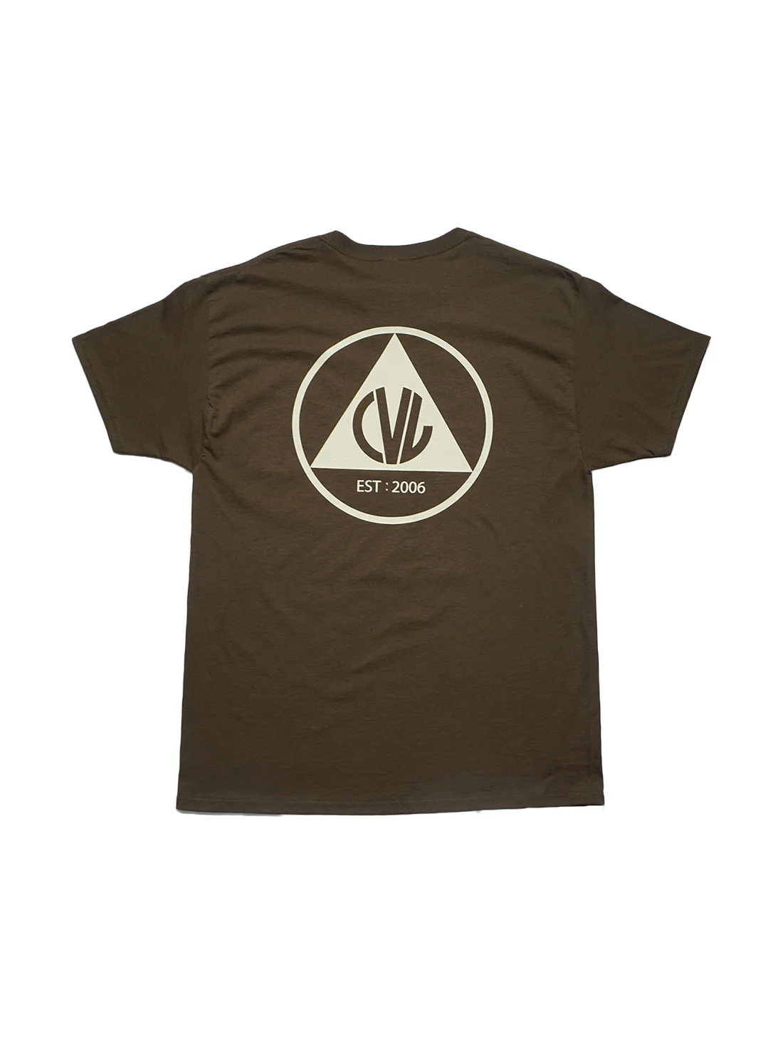 Civil Defense SS Tee - Chocolate / Cream