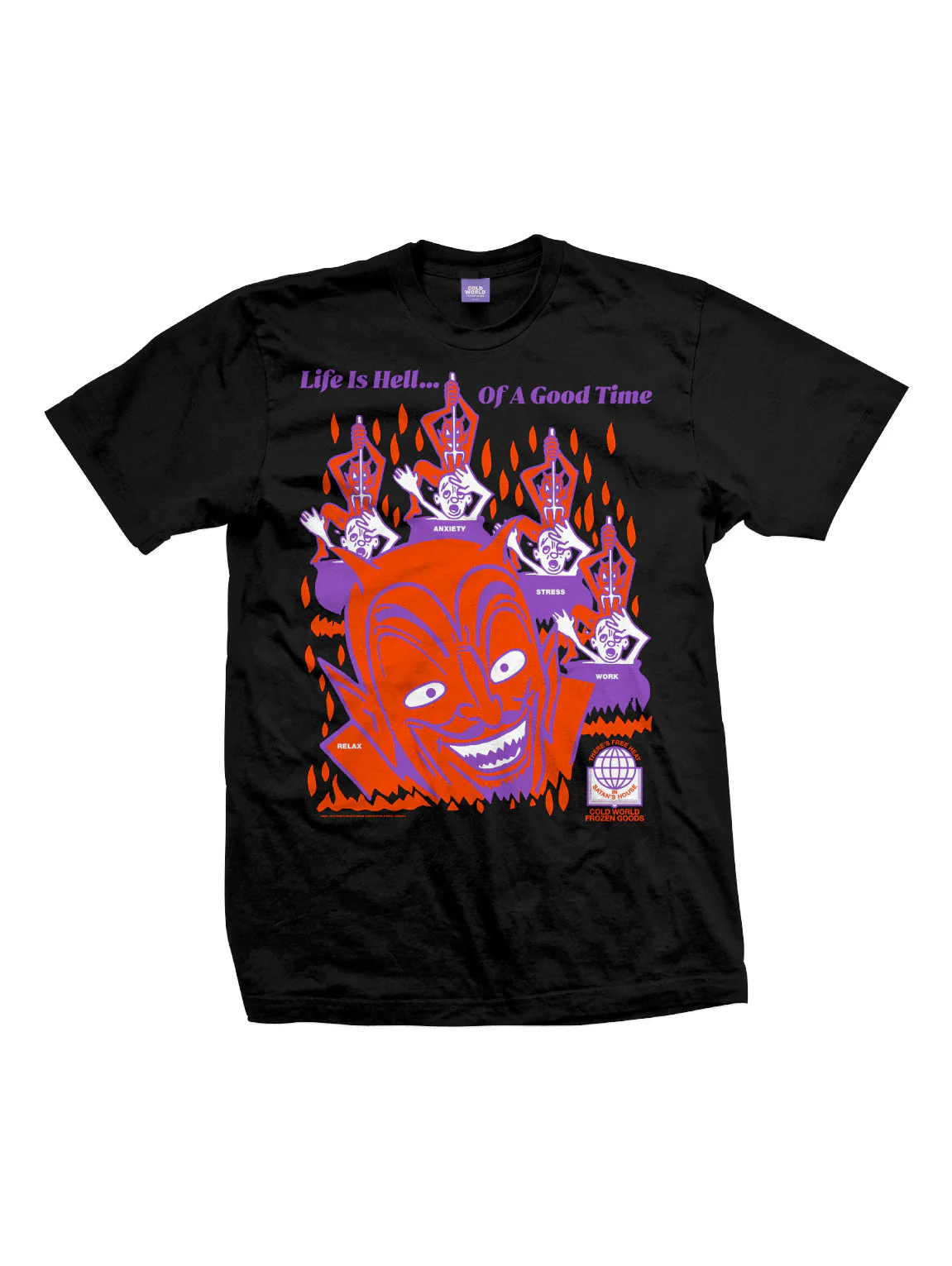 Cold World Free Heat Tee