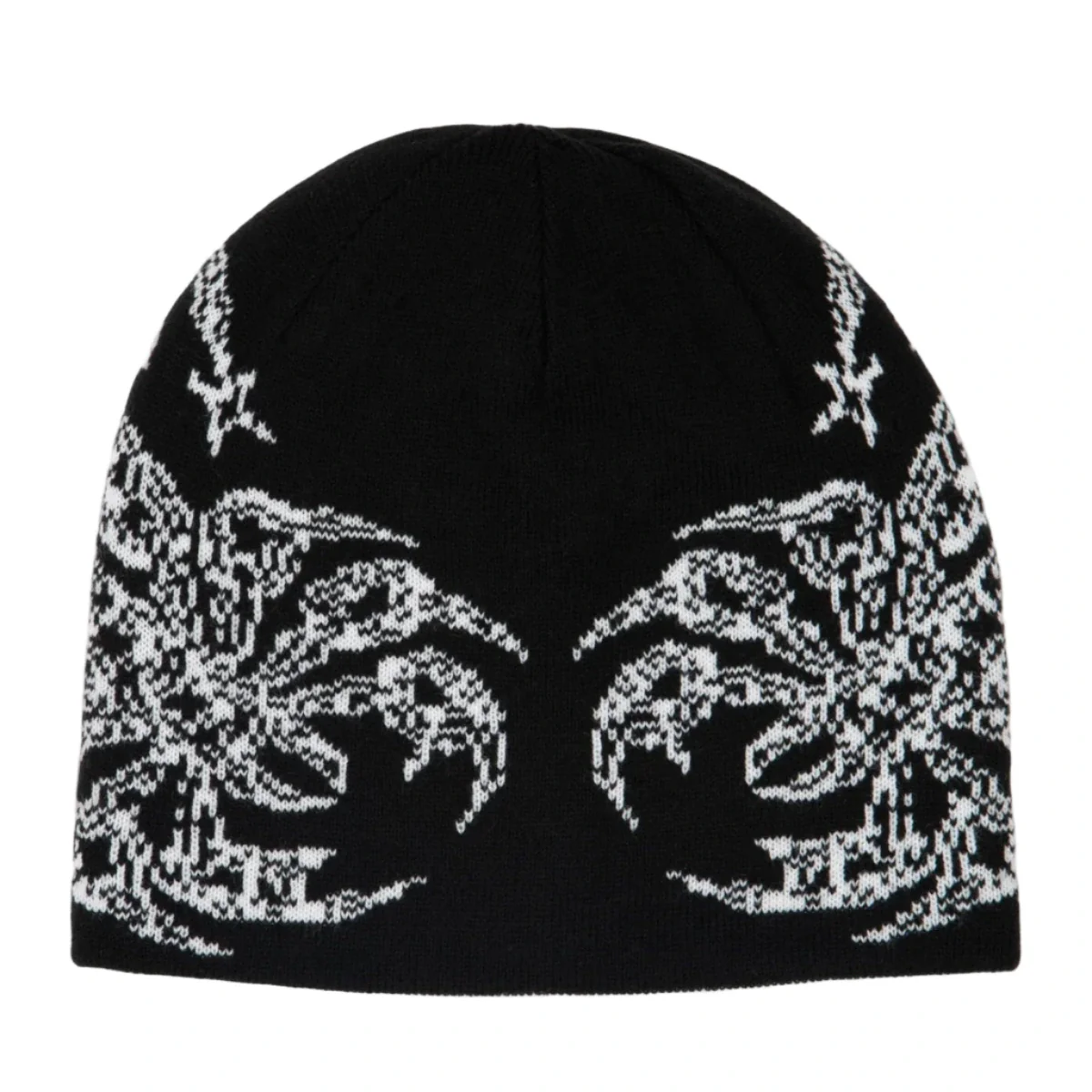 Corduroy No Regrets Reversible Skully - Black