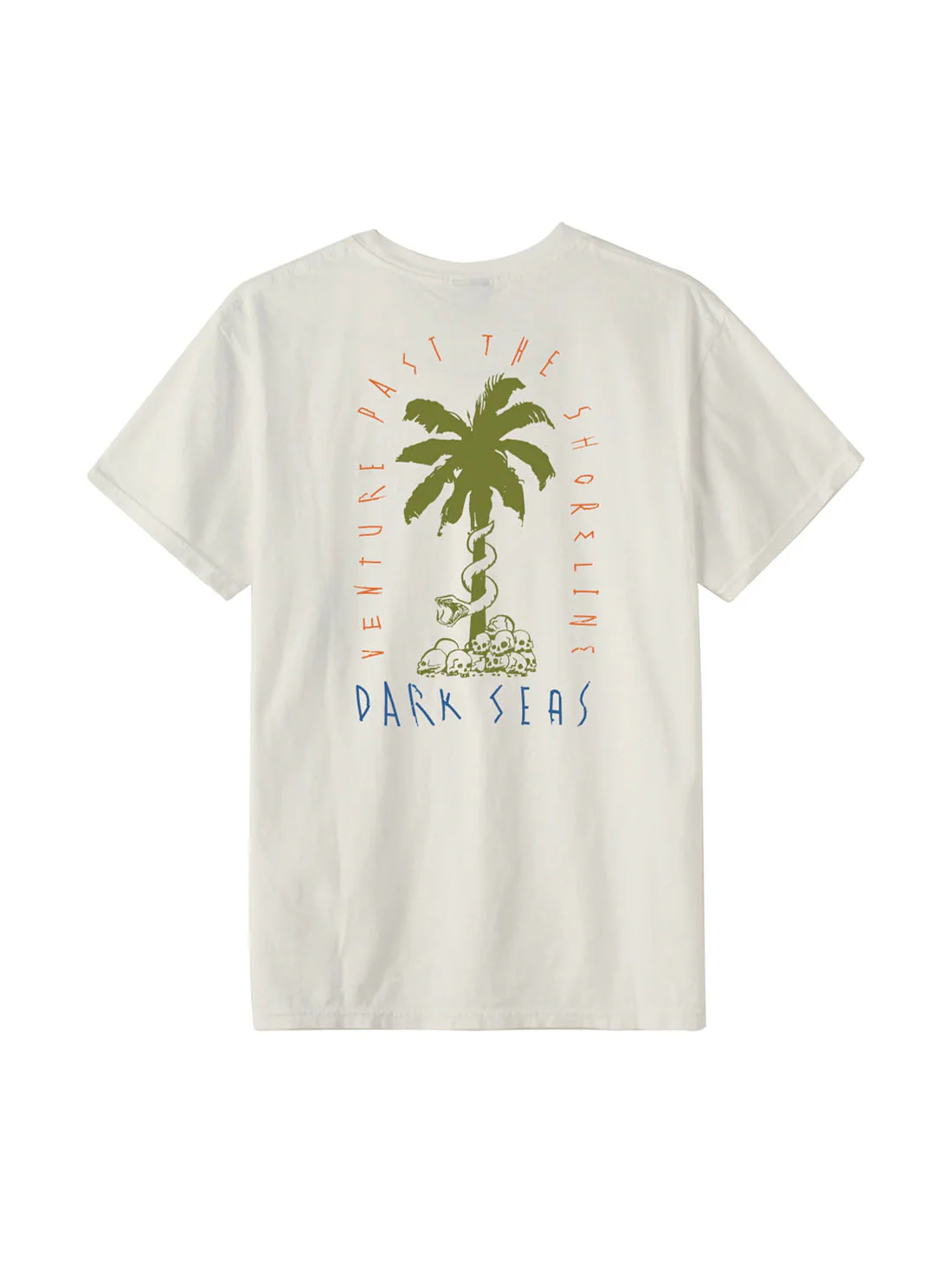 Dark Seas Forbidden Pigment Tee - Antique White